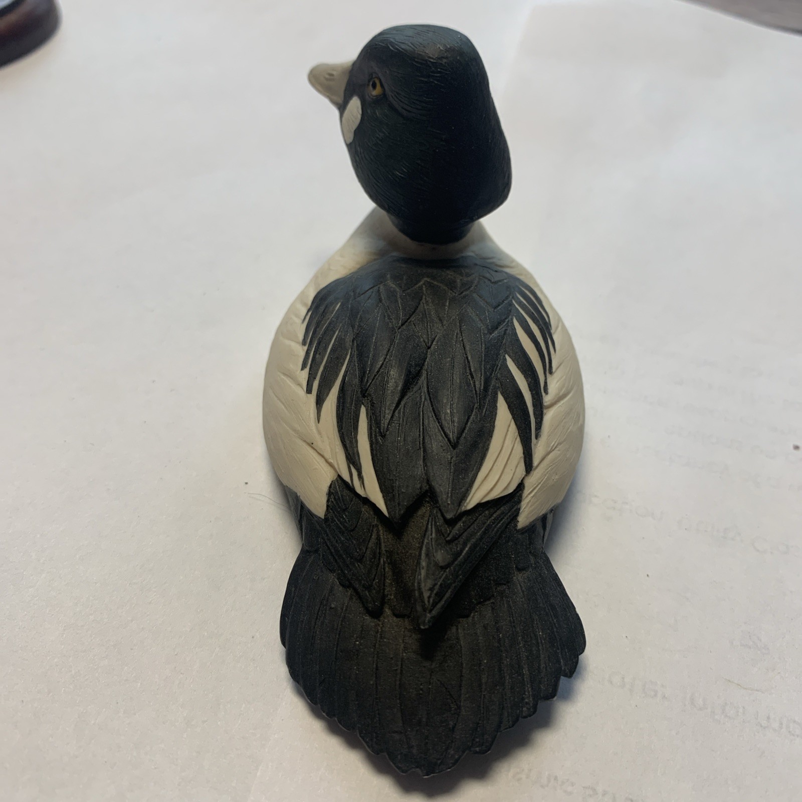 Miniature Goldeneye Duck Decoy