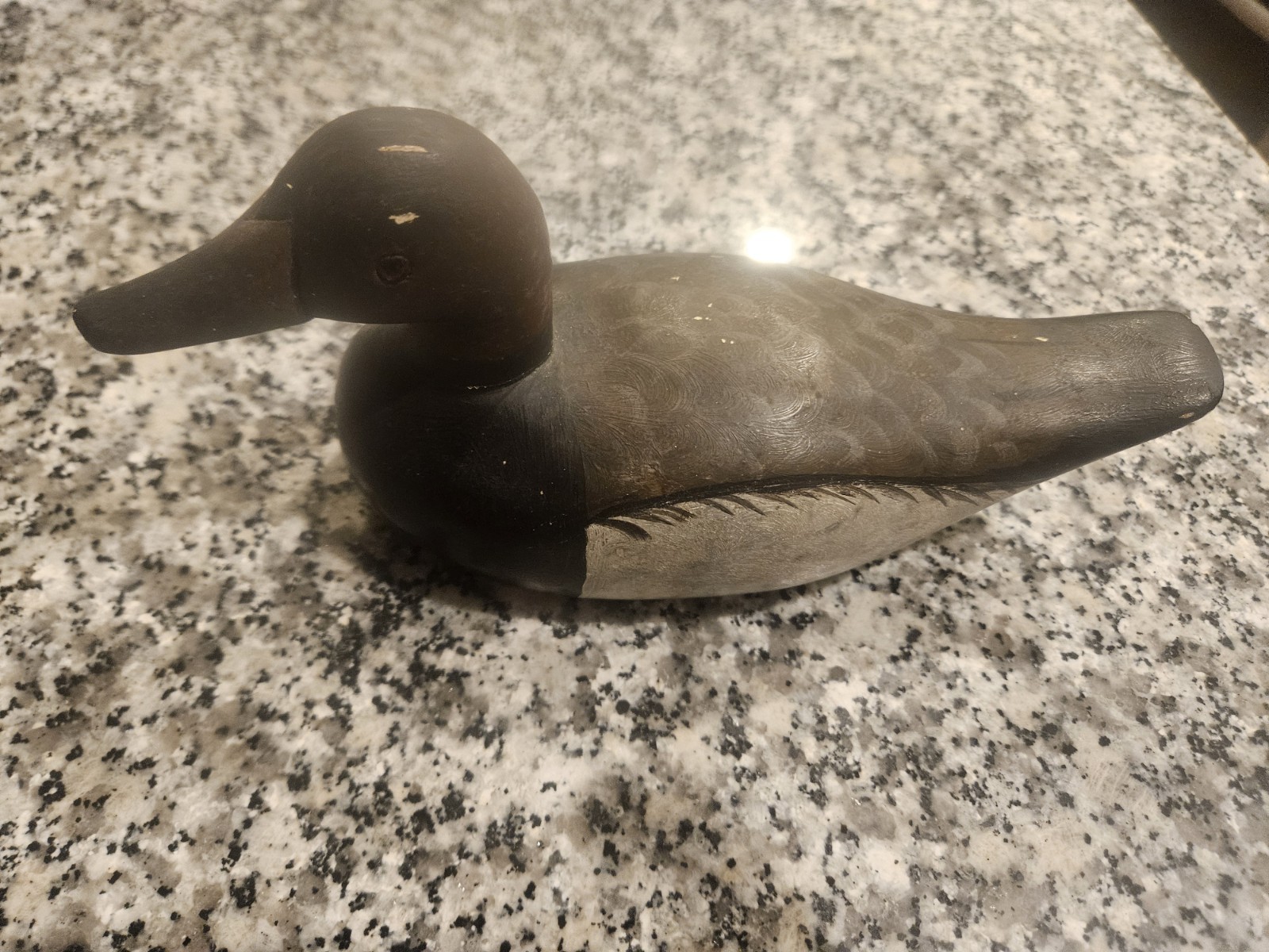 1952 L. Pryor Miniature Maryland Decoy Hand Carved
