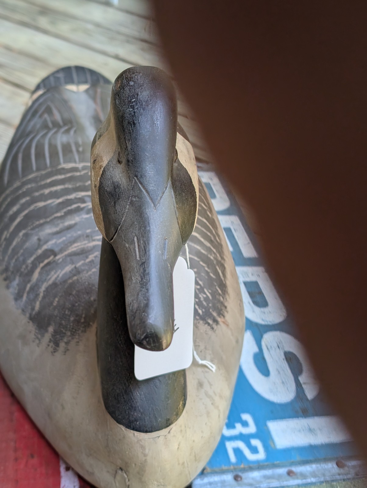 VINTAGE CARVED WOODEN HUNTING DUCK DECOY FOR SALE #244 TRUE NORTH DAVID SIMANDL