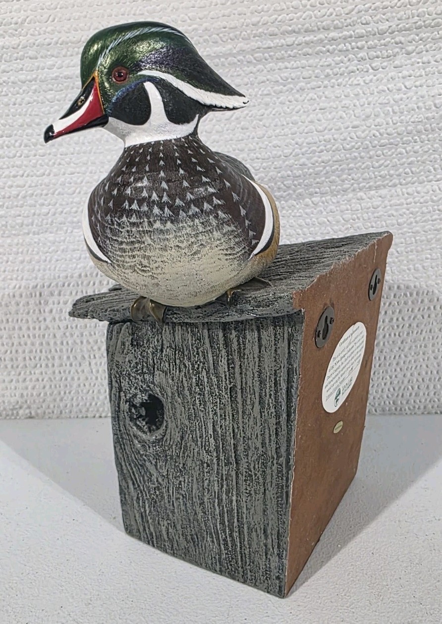 Loon Lake Crow Springs Nesting Wood Duck Pair Decoy Birdhouse Ltd Ed