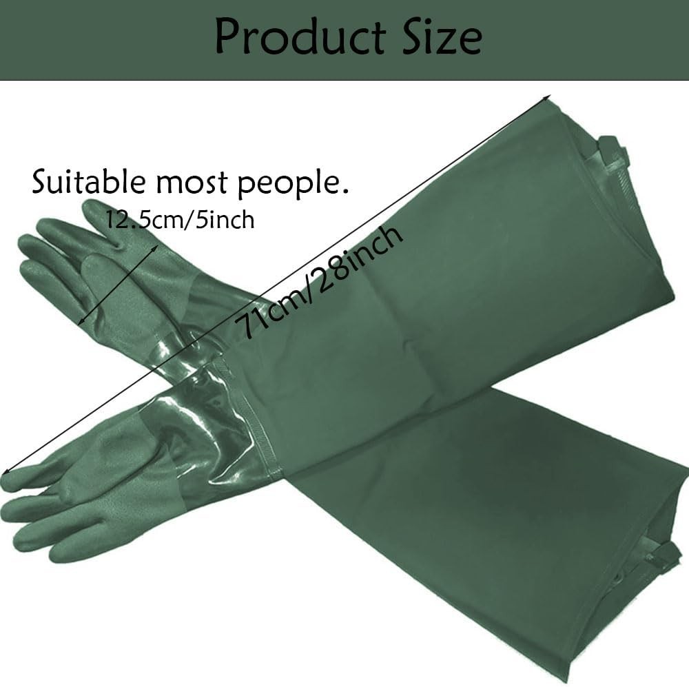 Shoulder Length Decoy Duck Gloves，28″ Waterfowl Heavy Duty Duck Hunting Acces…