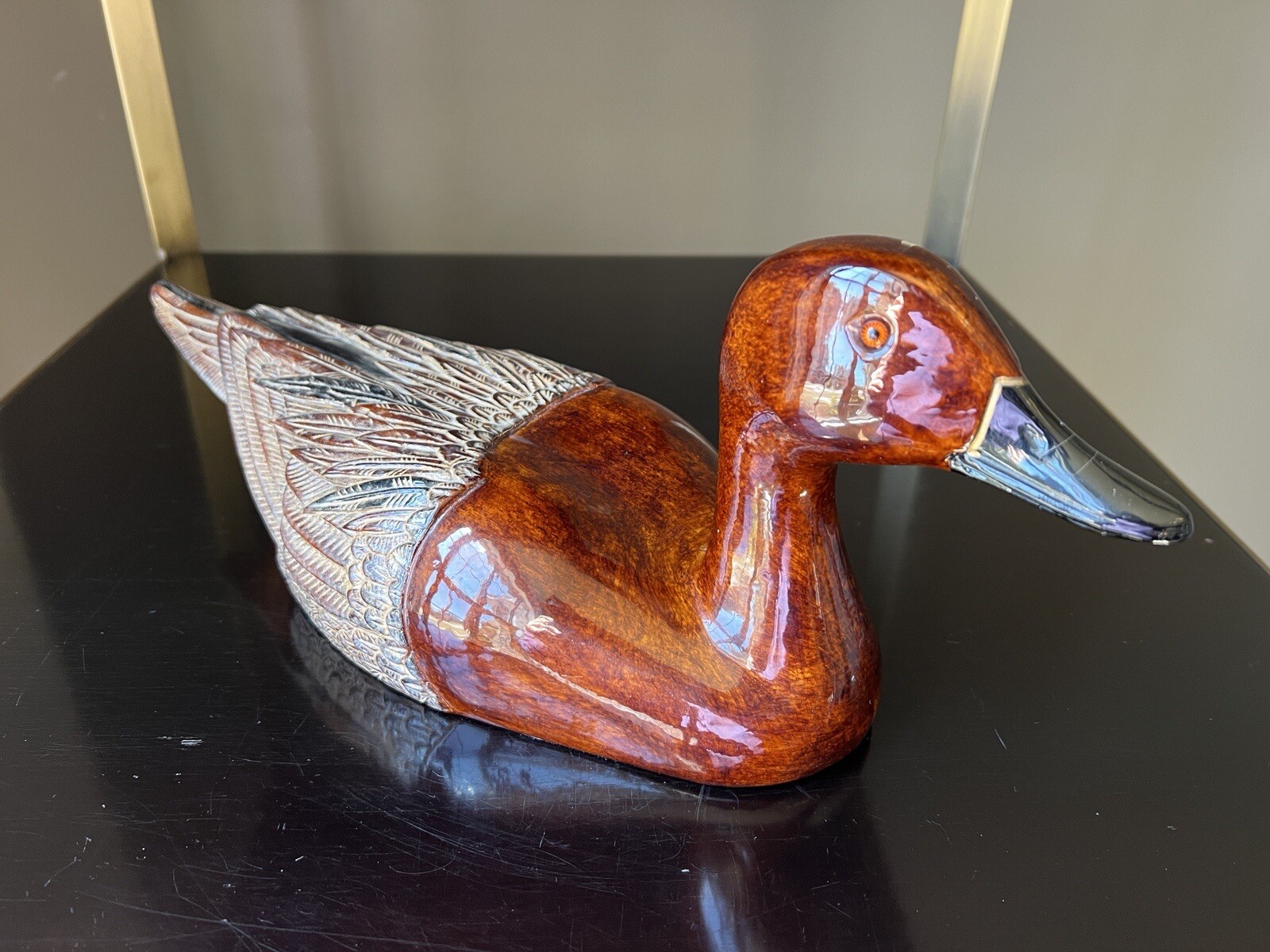 RARE Hand Made Duck Decoy France