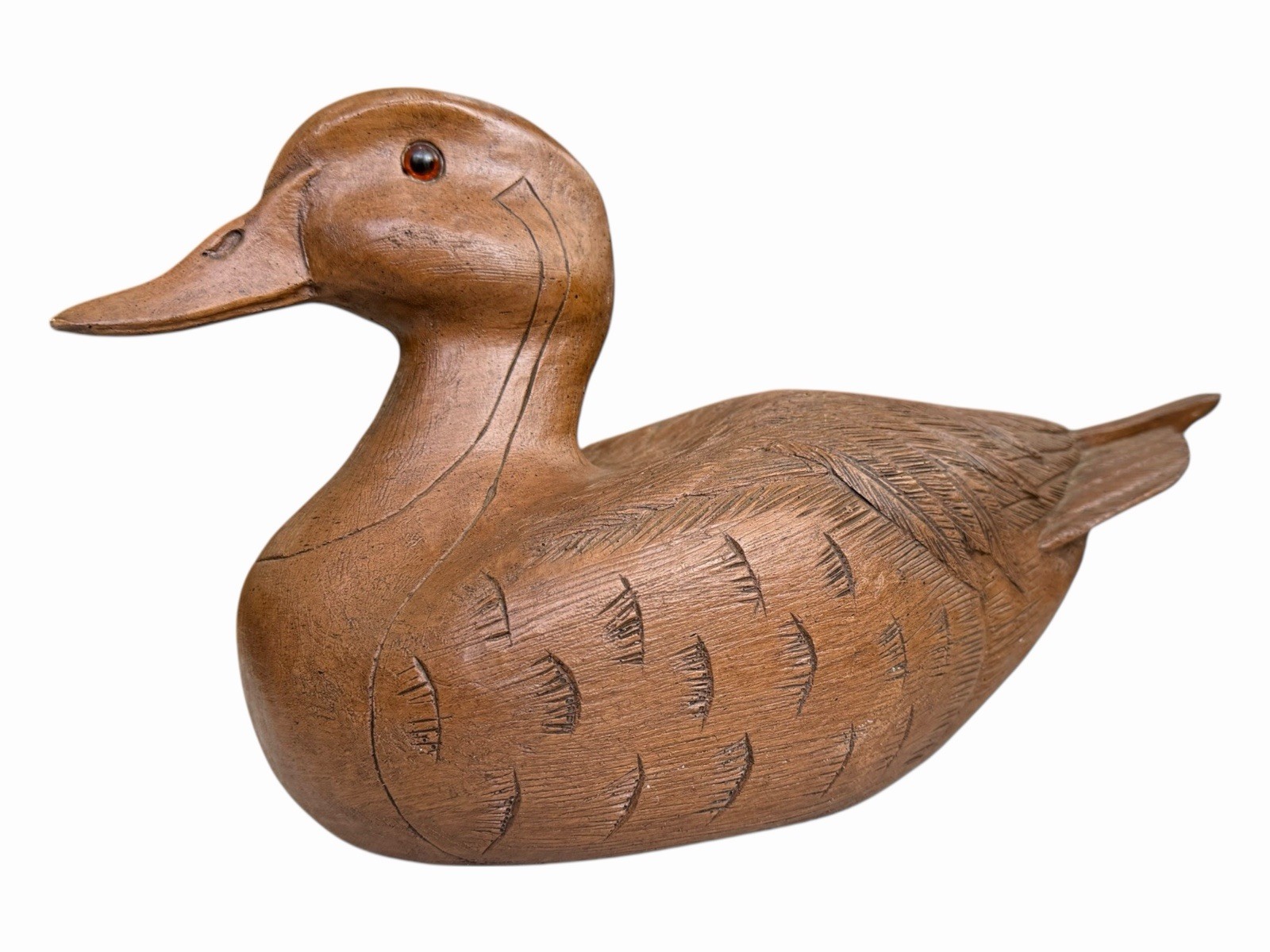 Duck Decoy Composite Numbered #1020 Shelf Sitter 14.5″ L x 5.25″ W x 7″ H
