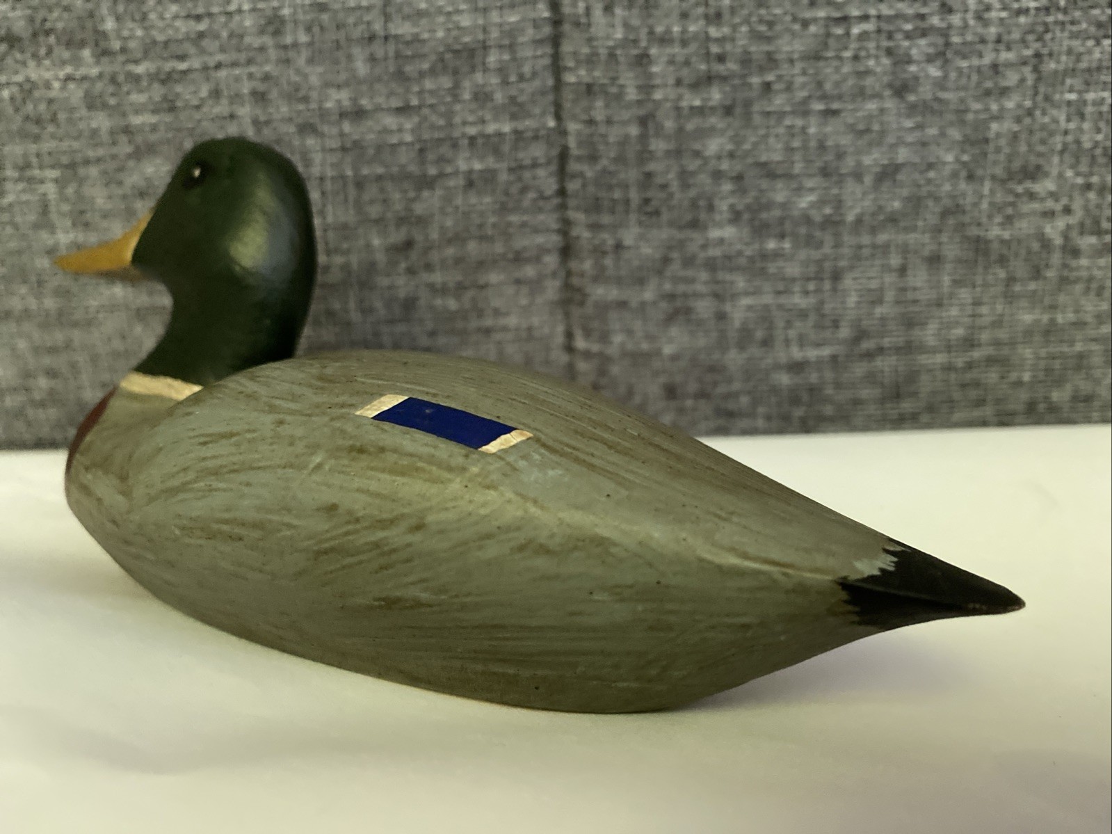 Wooden Mallard Decoy Duck | French Broad River Decoy Co NC | Artist Signed 1994