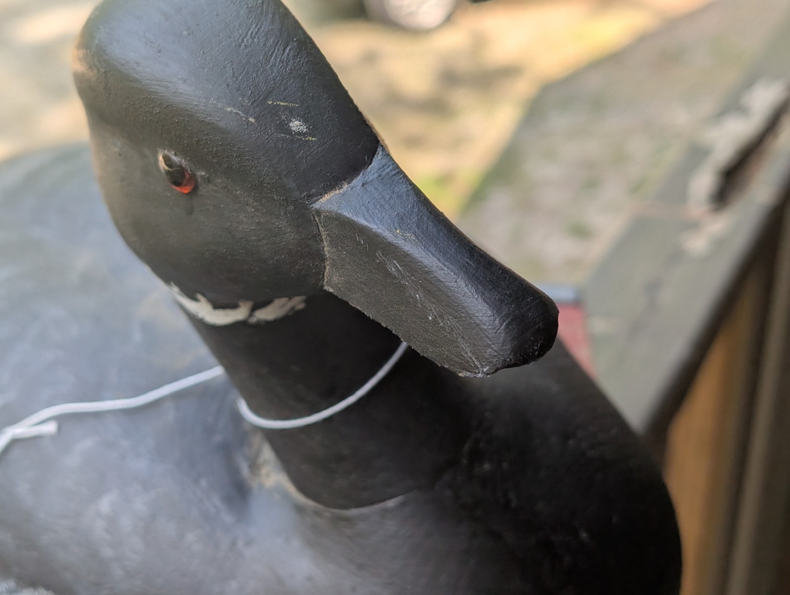 VINTAGE CARVED WOODEN HUNTING DUCK DECOY FOR SALE #233 Ron Snow, Michigan