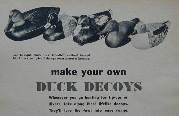 How-To make Wooden Duck Decoys PLANS Mallard Pintail ++