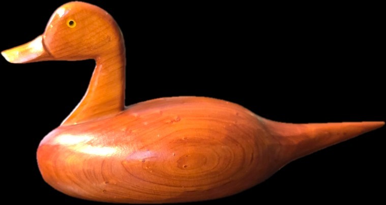 Signed Capt. Jesse Urie Pintail Decoy 6” – Rock Hall Maryland Carver – 1901-1978