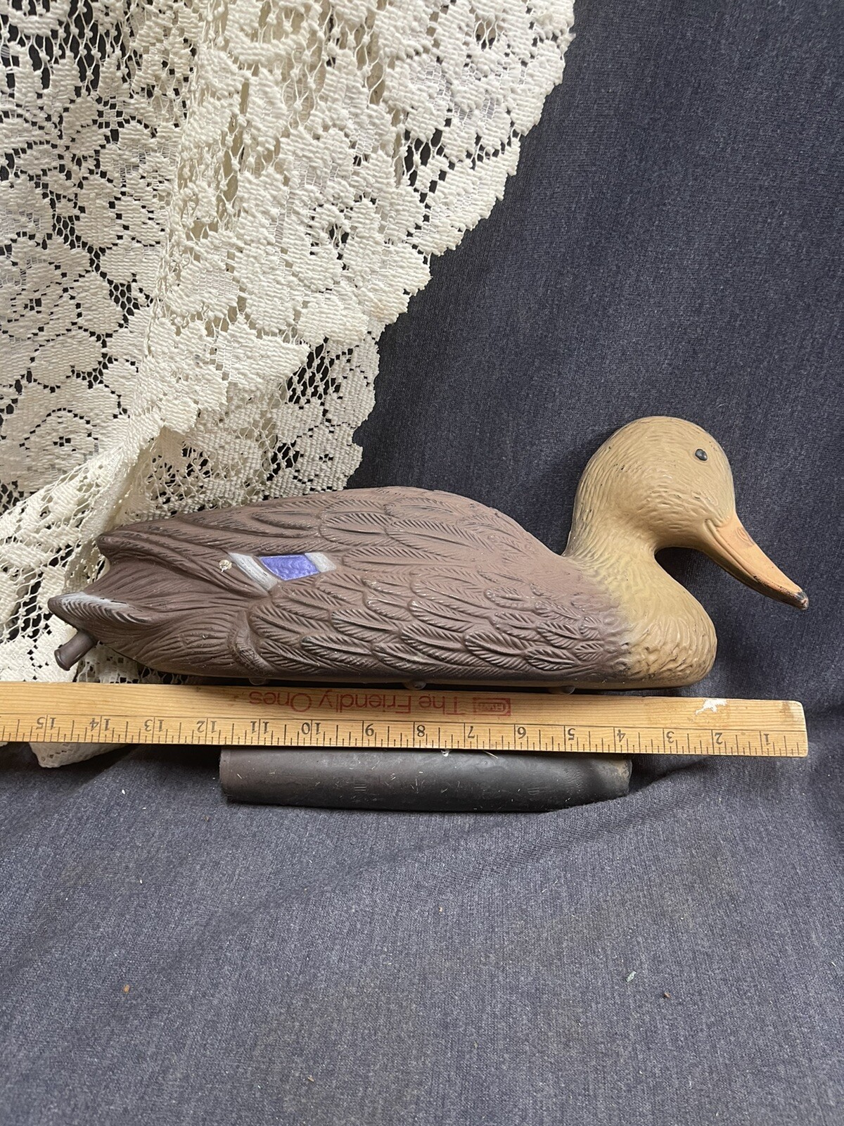 Vintage 1996 Flambeau DUCK DECOY Plastic 15” Mallard Hen