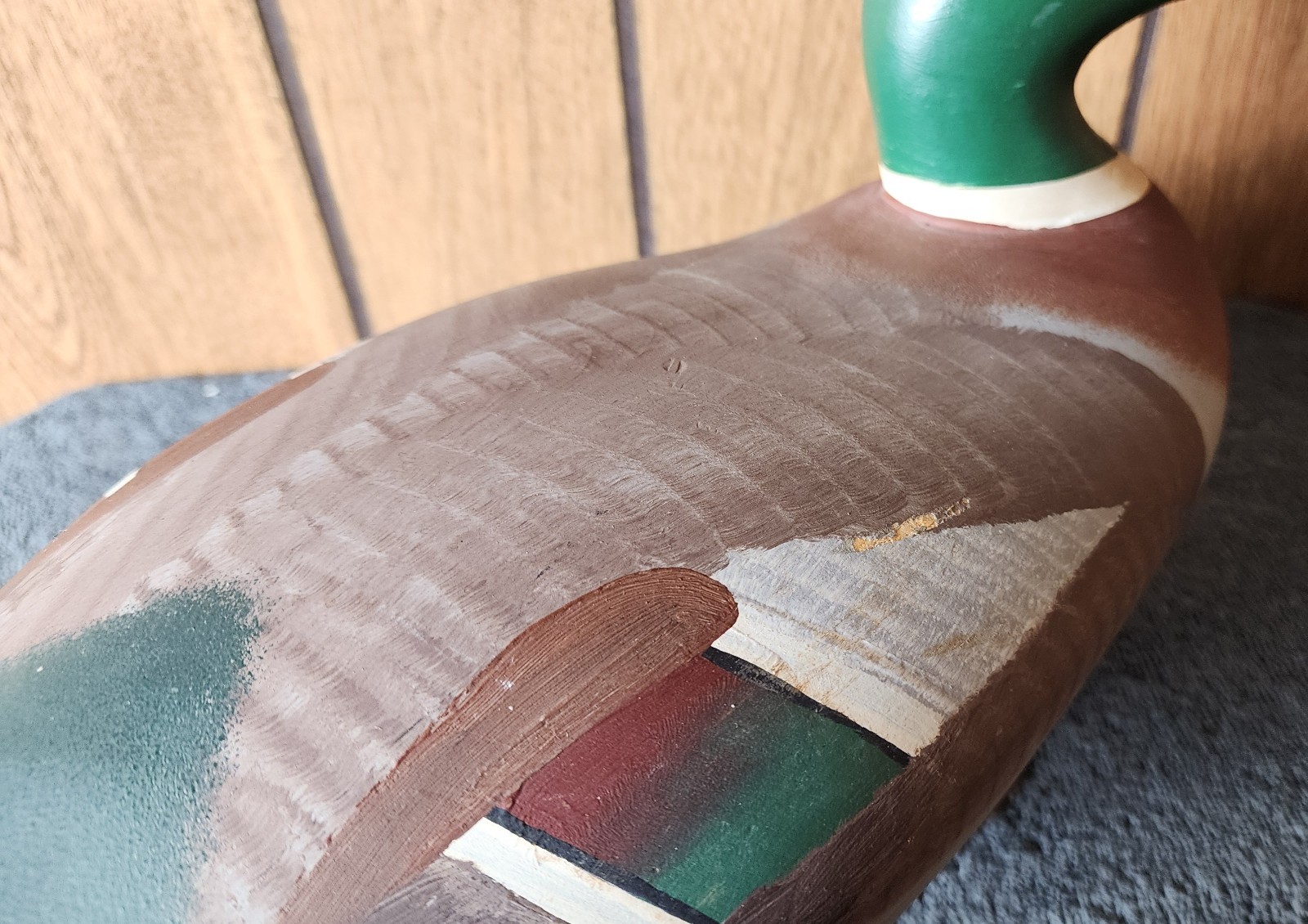 R. Madison Mitchell Mallard Wood Duck Decoy Upper Chesapeake Bay VTG Bird