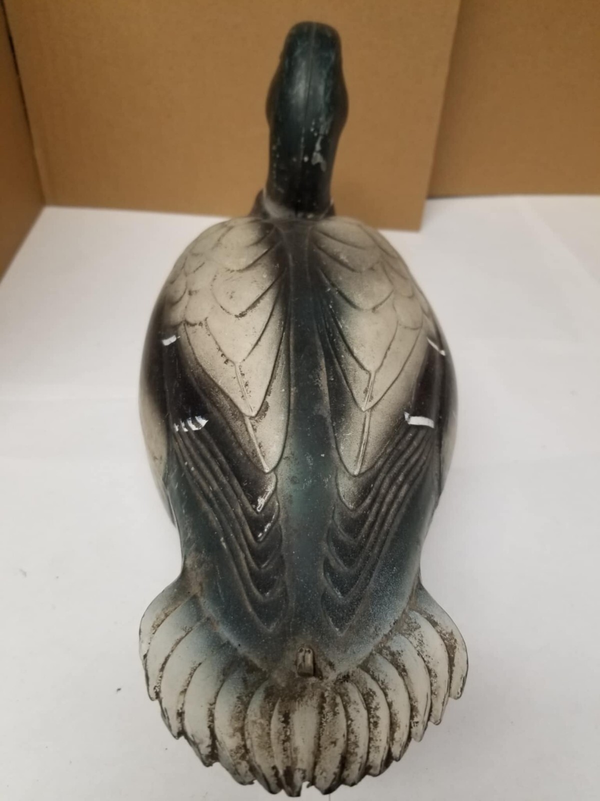Vintage 15″ Featherlite D-5 Plastic Mallard Duck Decoy