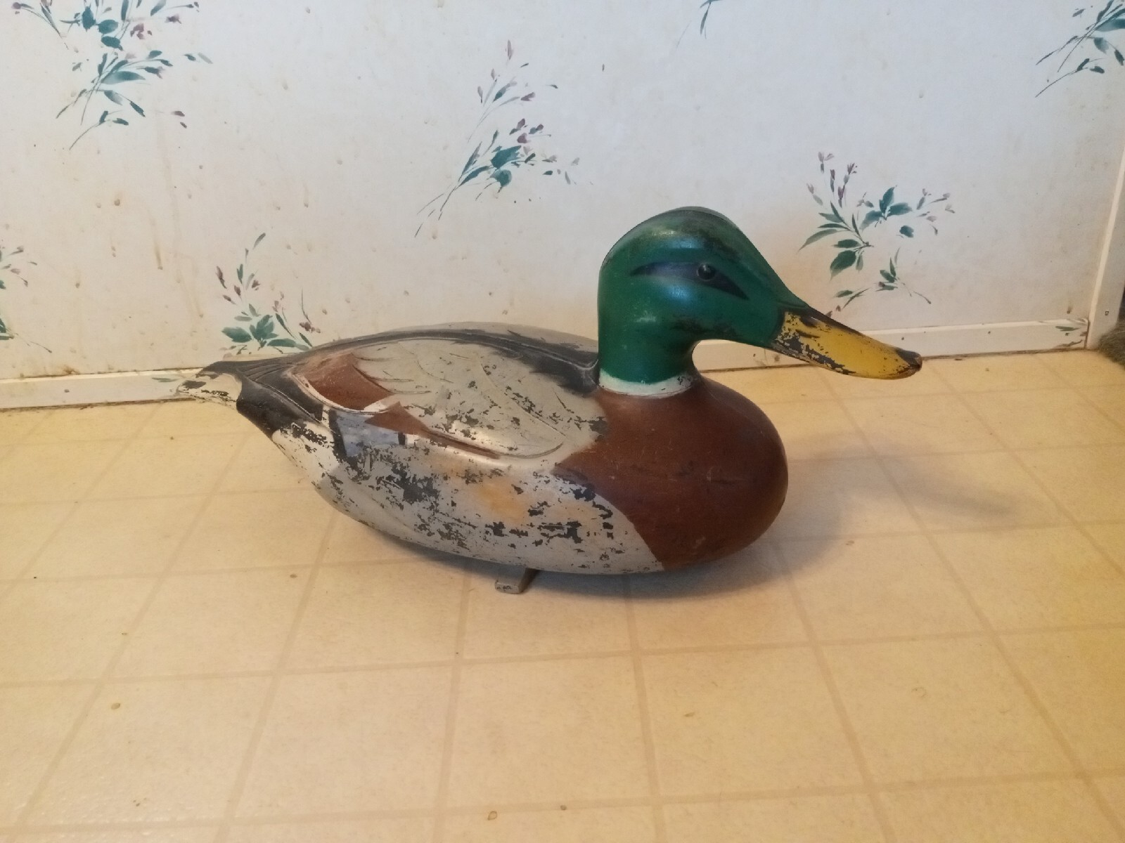 Vintage Victor Duck Decoy D-9 Plastic Woodstream Co. Rare Very Decent Condition