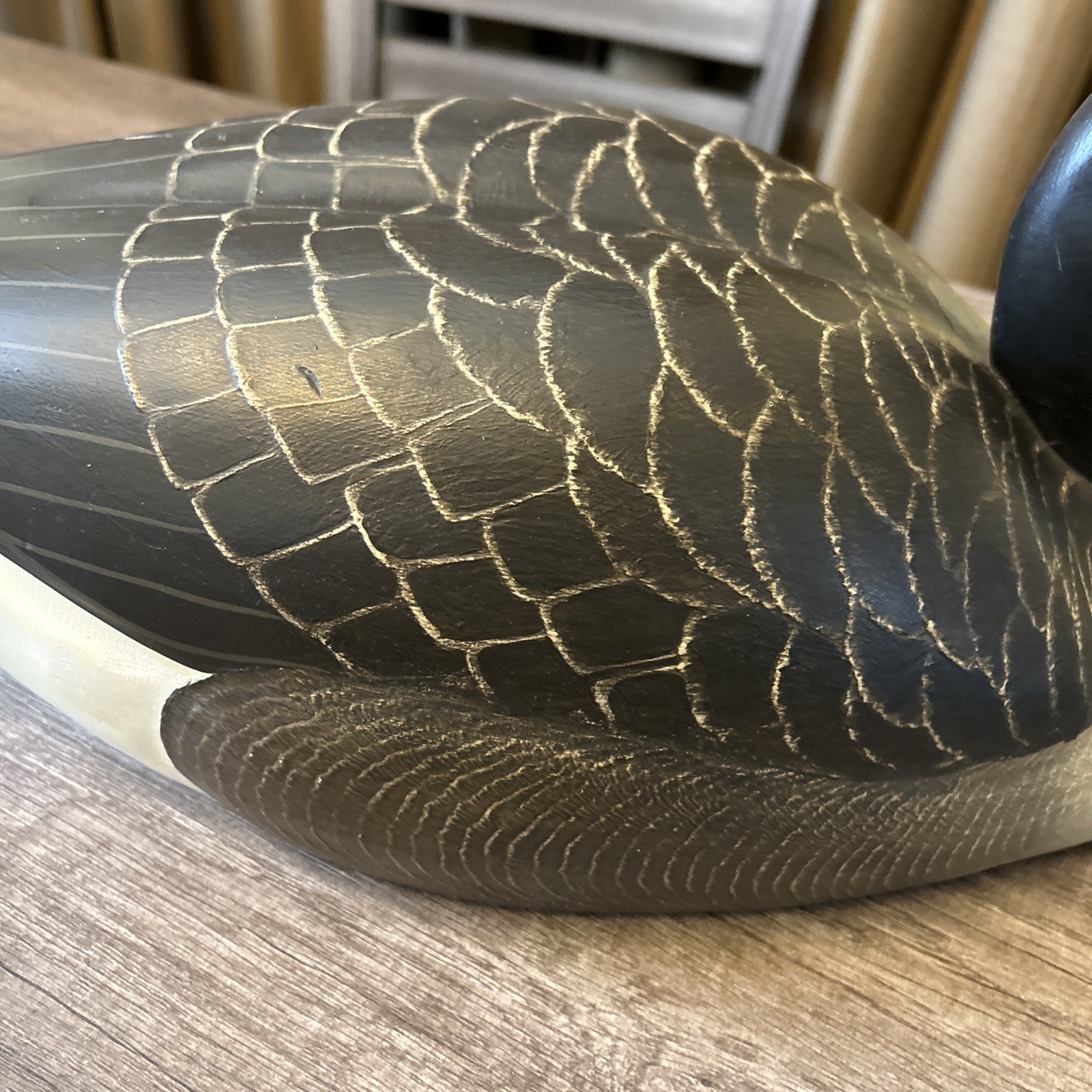 Wildfowler Decoys Babylon N.Y Large Canadian Goose Decoy Signed Anne Madsen