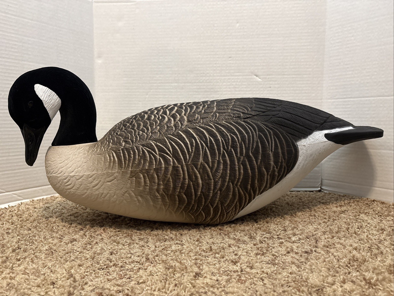 Replacement Higdon Big Foot Full Body/Flocked Head Canada Goose/Geese Decoy*2