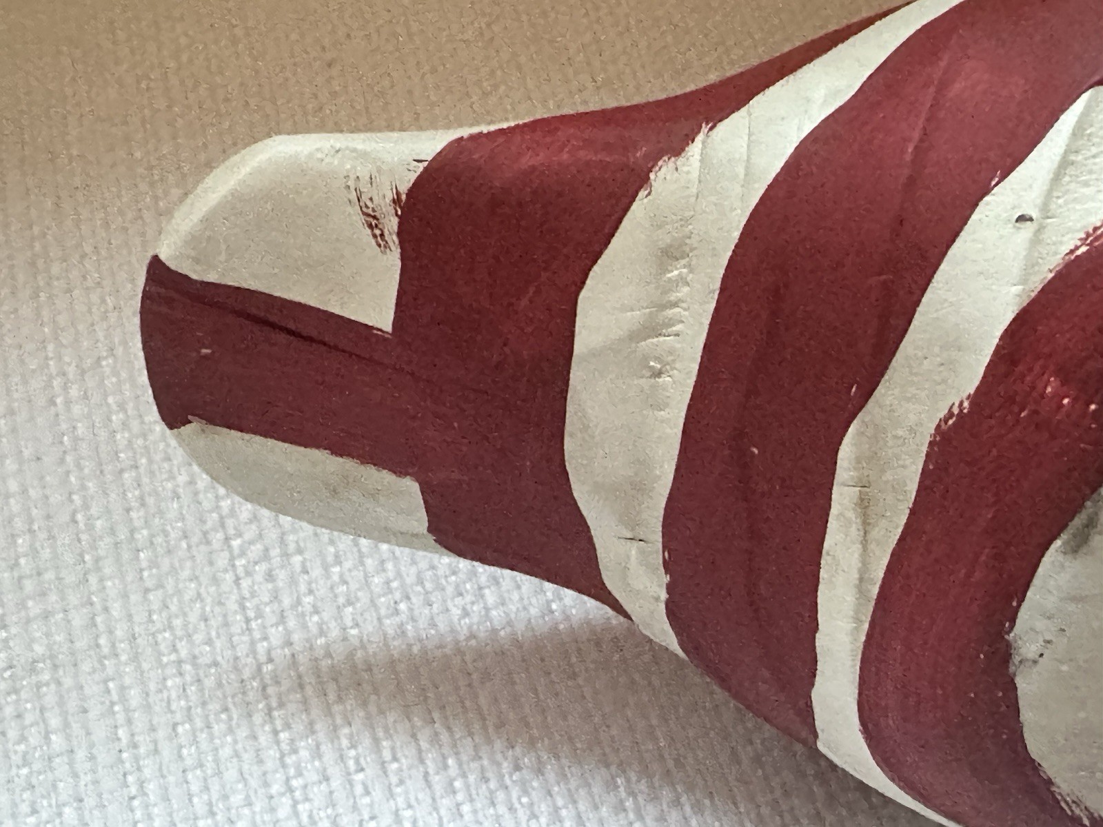 Bob Jobes Patriotic Flag Swan Decoy Havre De Grace 2004 Signed Hand Carved 10”