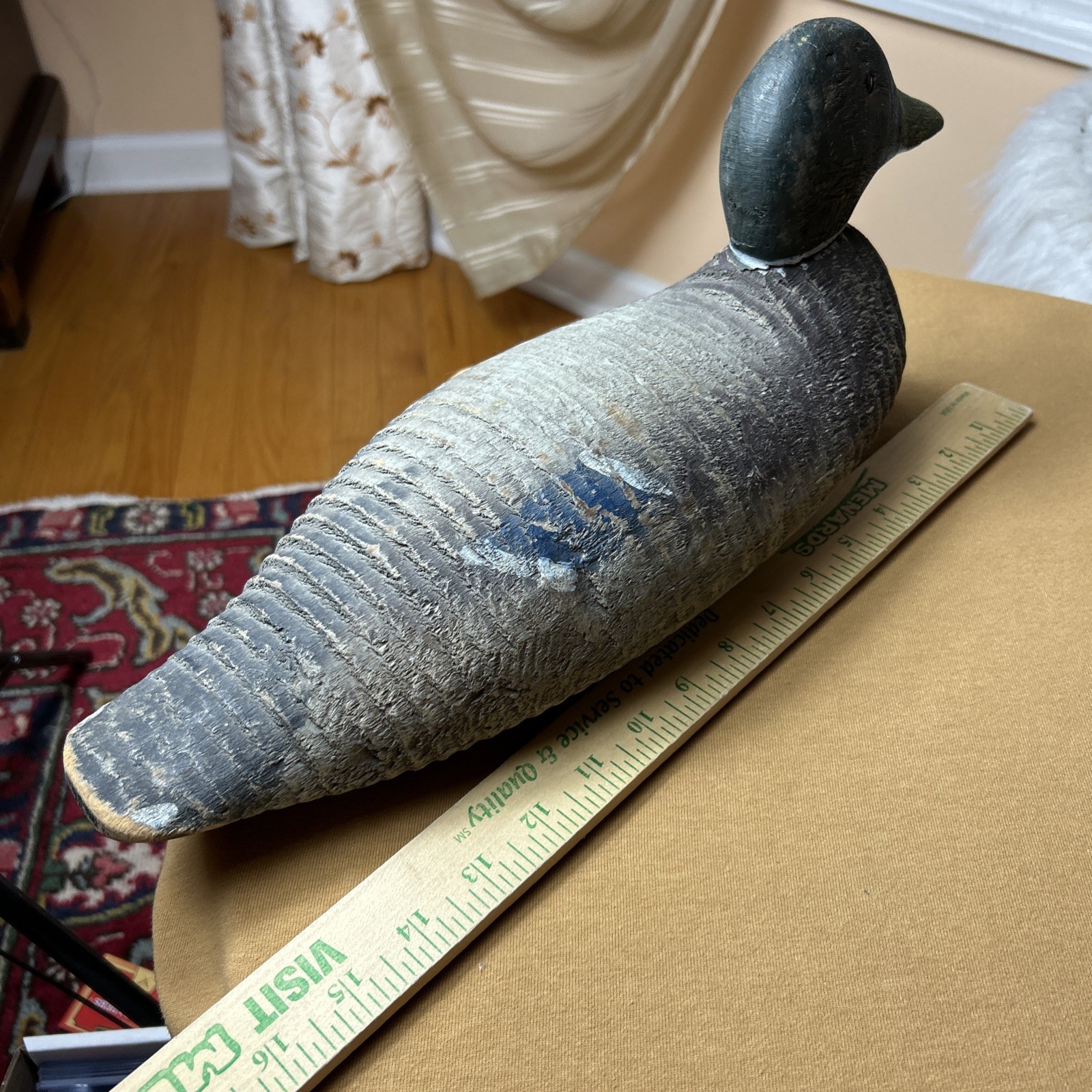 Animal Trap Victor Duck Decoy Factory Bird Duck decoy Glass eyes Vintage