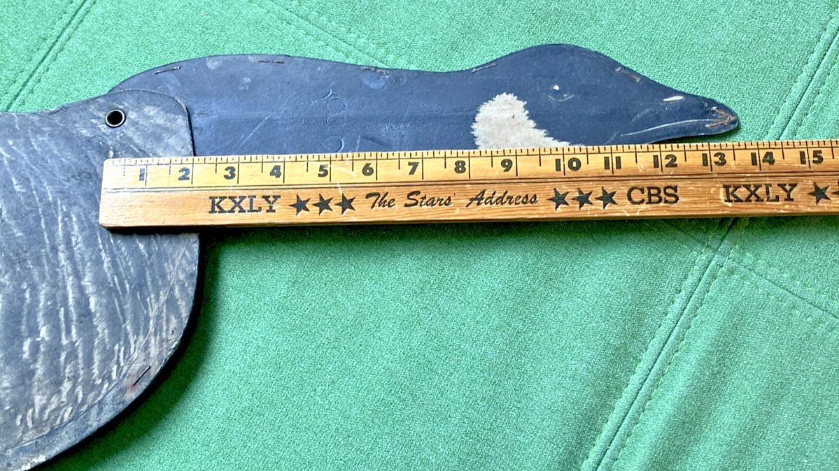 Antique 1940 Johnsons Fiberboard Folding Goose Decoy Interior Design Vintage