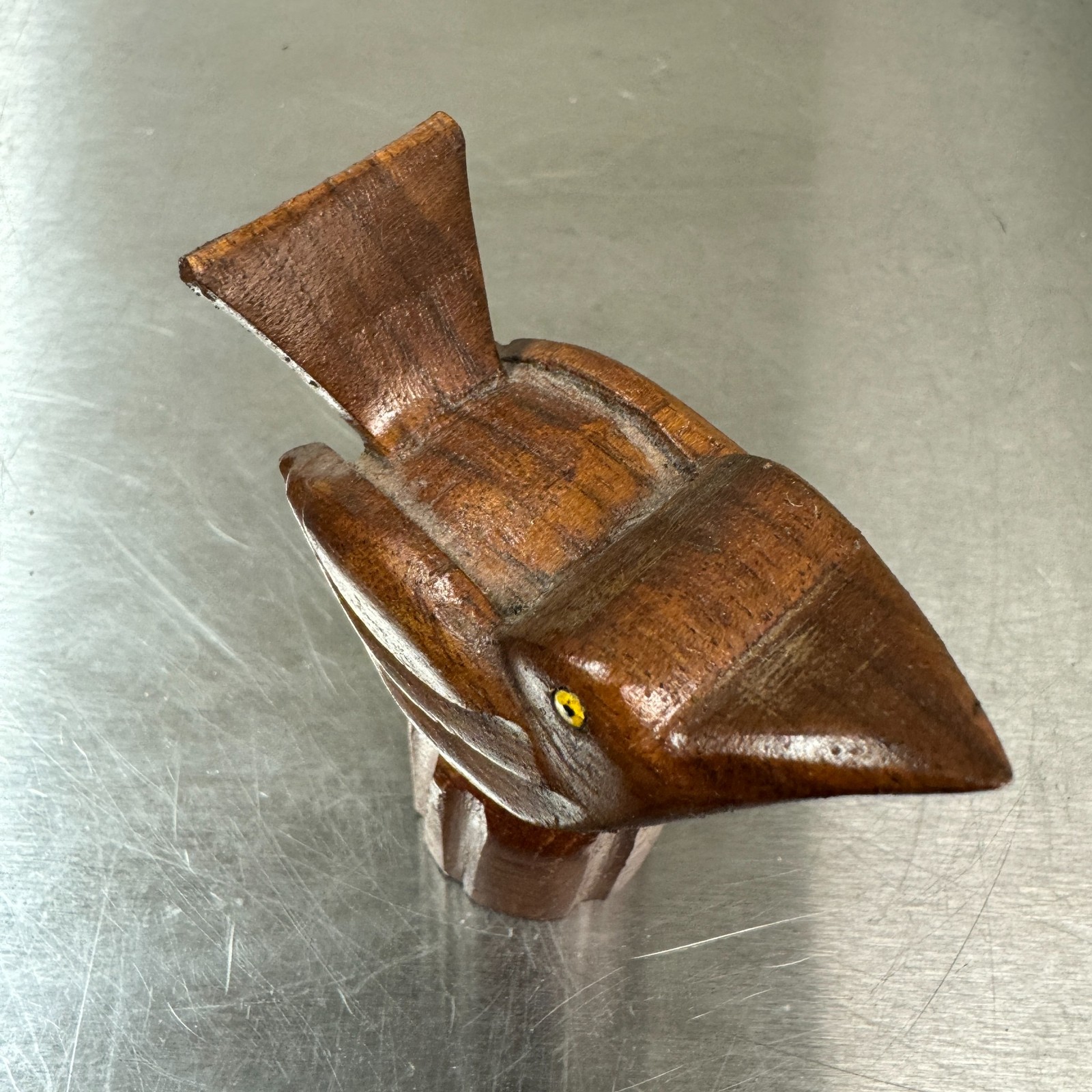 VTG Carved Bird Figure by Duck Decoy Carved Harold Young