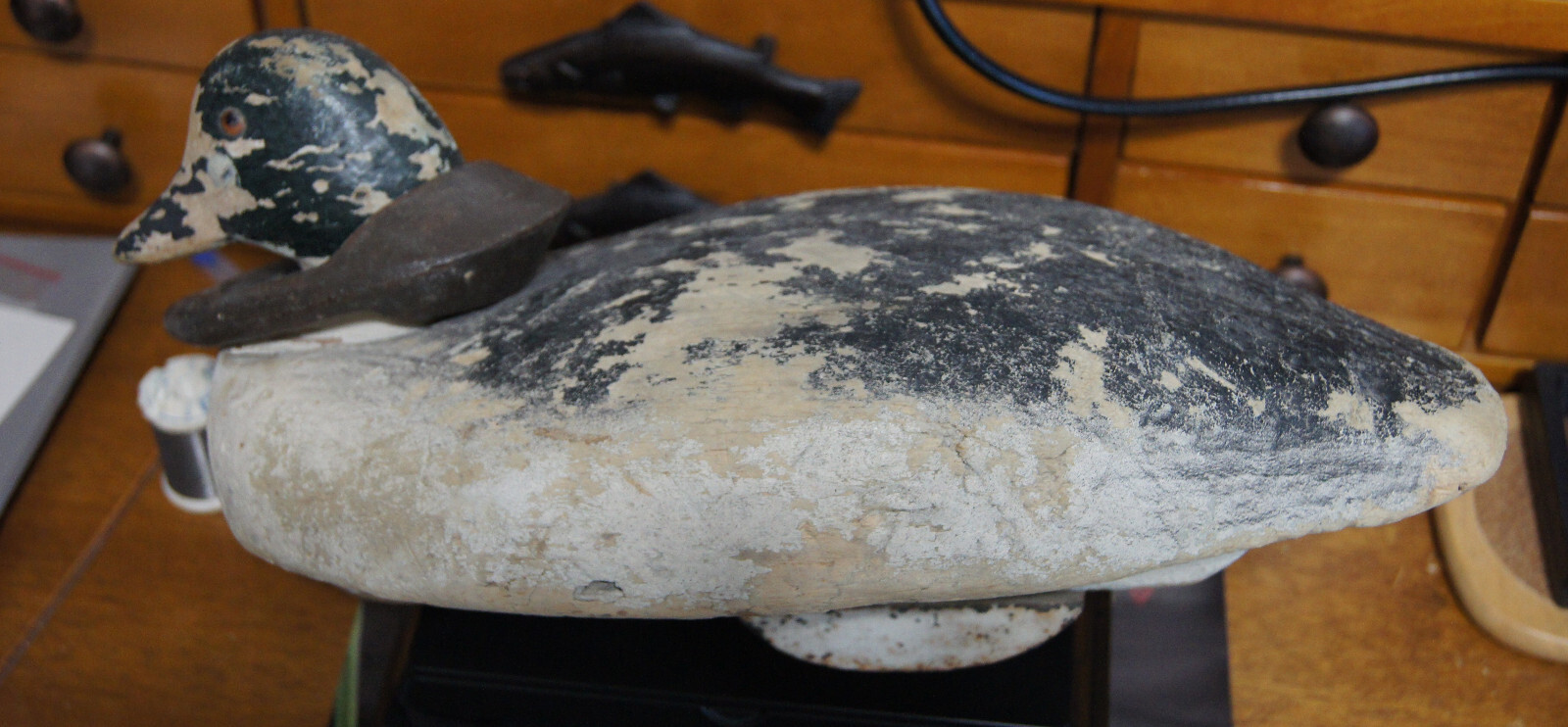 Herters Goldeneye Drake Duck Decoy Low Density Balsa.
