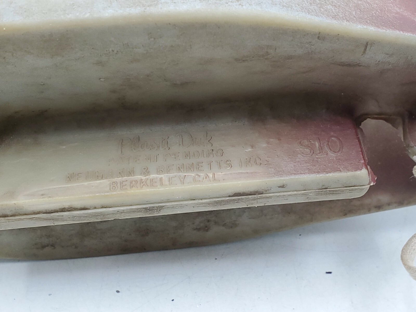 Vintage Plasti Duk Male Mallard Duck Decoy S10 w/ Weight Neumann & Bennetts Inc.