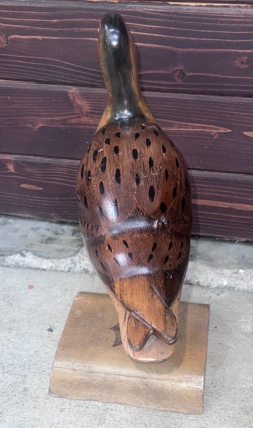 RARE SIGNED TOM TABER HERSEY kYLE JR 17” Tall Shore Bird Worm Wood Nice Rarity