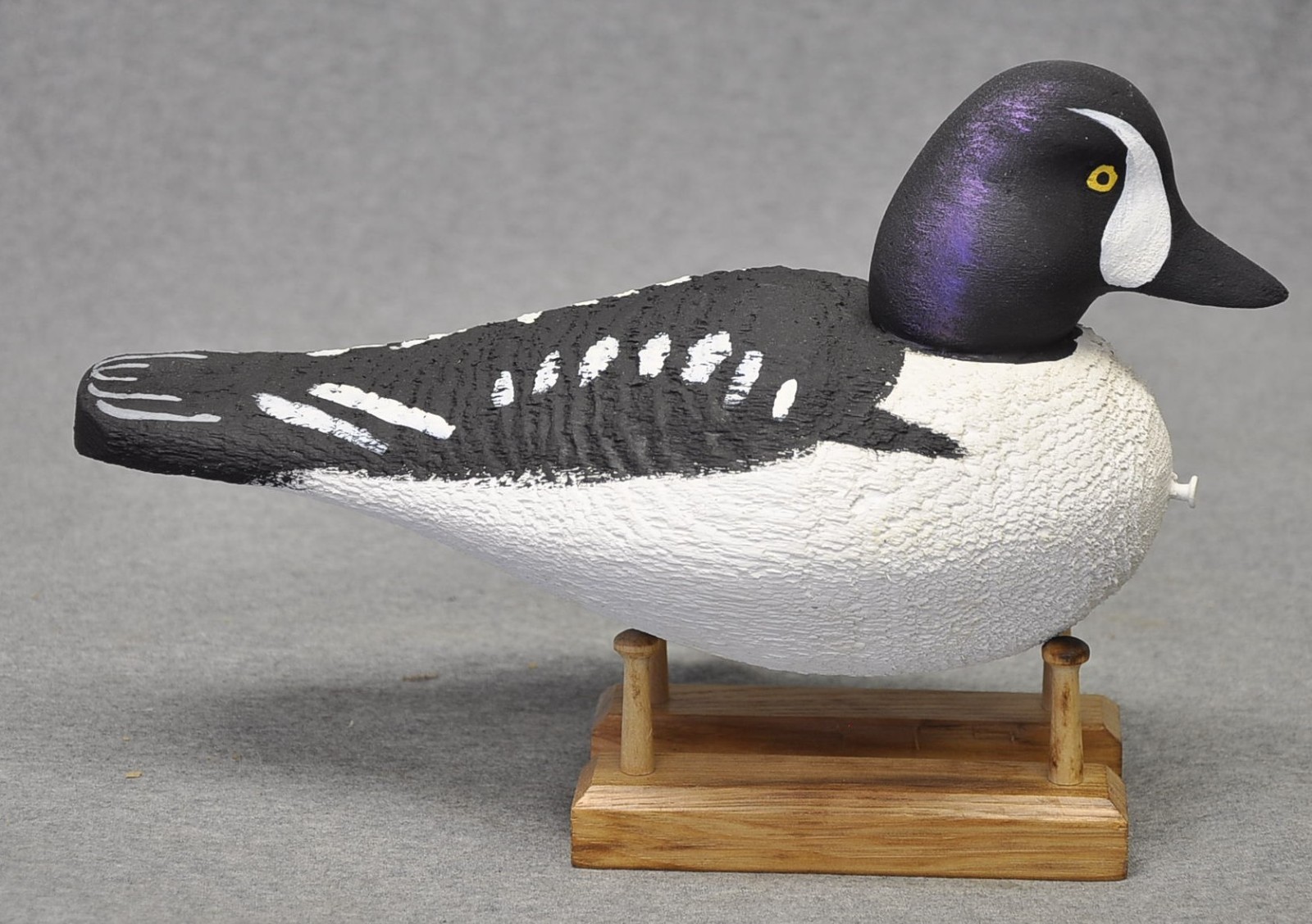 East Coast style BARROWS GOLDENEYE duck decoy CARVED PAINTED EYES WMW “AC”