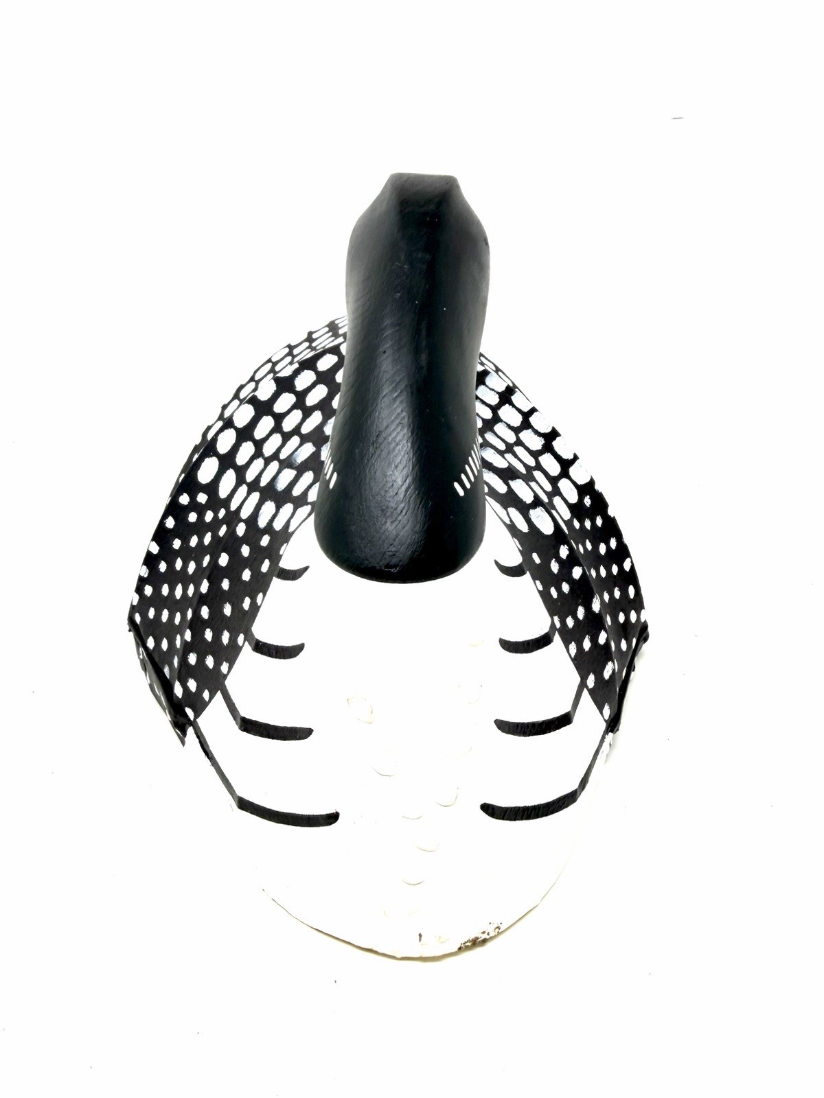 LOON DECOY WILLIAM MOSELEY NORTH CAROLINA DECOY CANVAS OVER WIRE FRAME