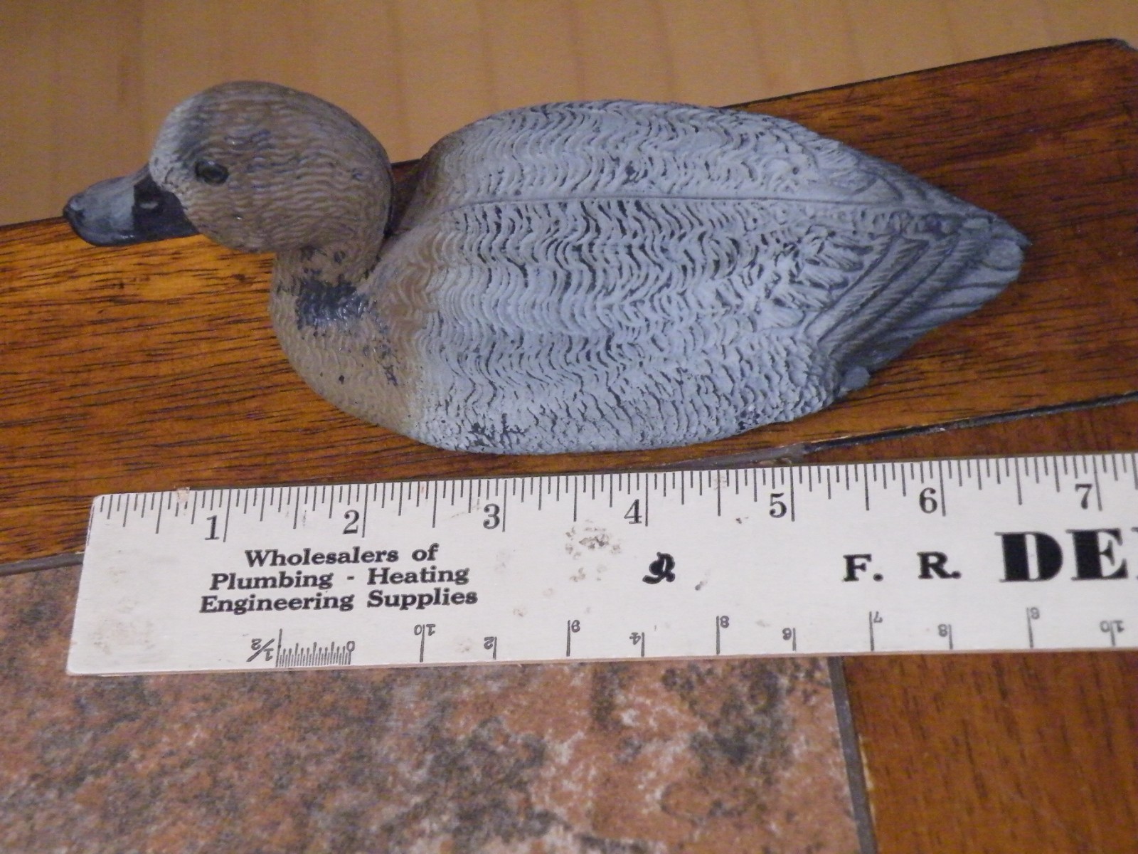 Vintage SPORT PLAST Salesman Sample DUCK Plastic DECOY Made in ITALY