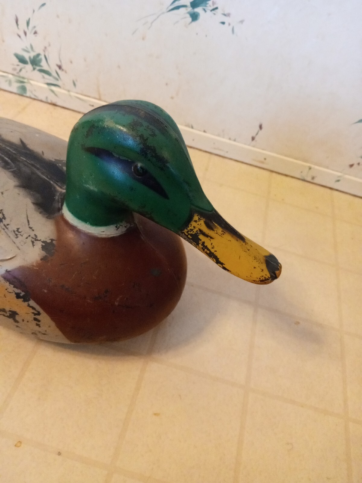 Vintage Victor Duck Decoy D-9 Plastic Woodstream Co. Rare Very Decent Condition