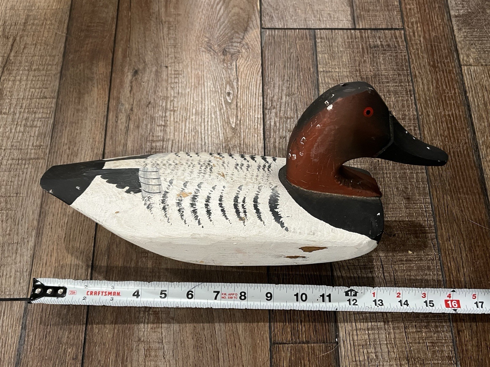 Vintage Chesapeake Bay Canvasback Duck Decoy Eastern Shore Maryland USA