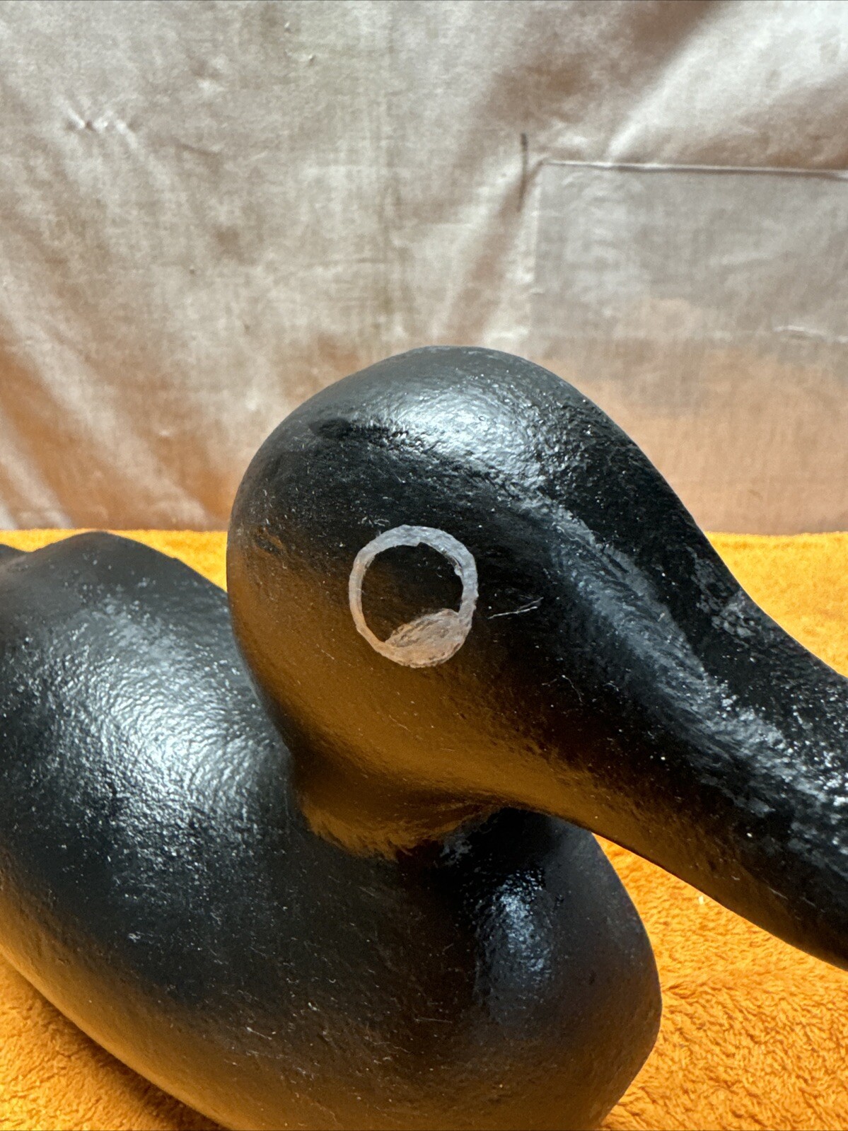 X~Vintage Rare Cast Iron Duck Decoy Doorstop