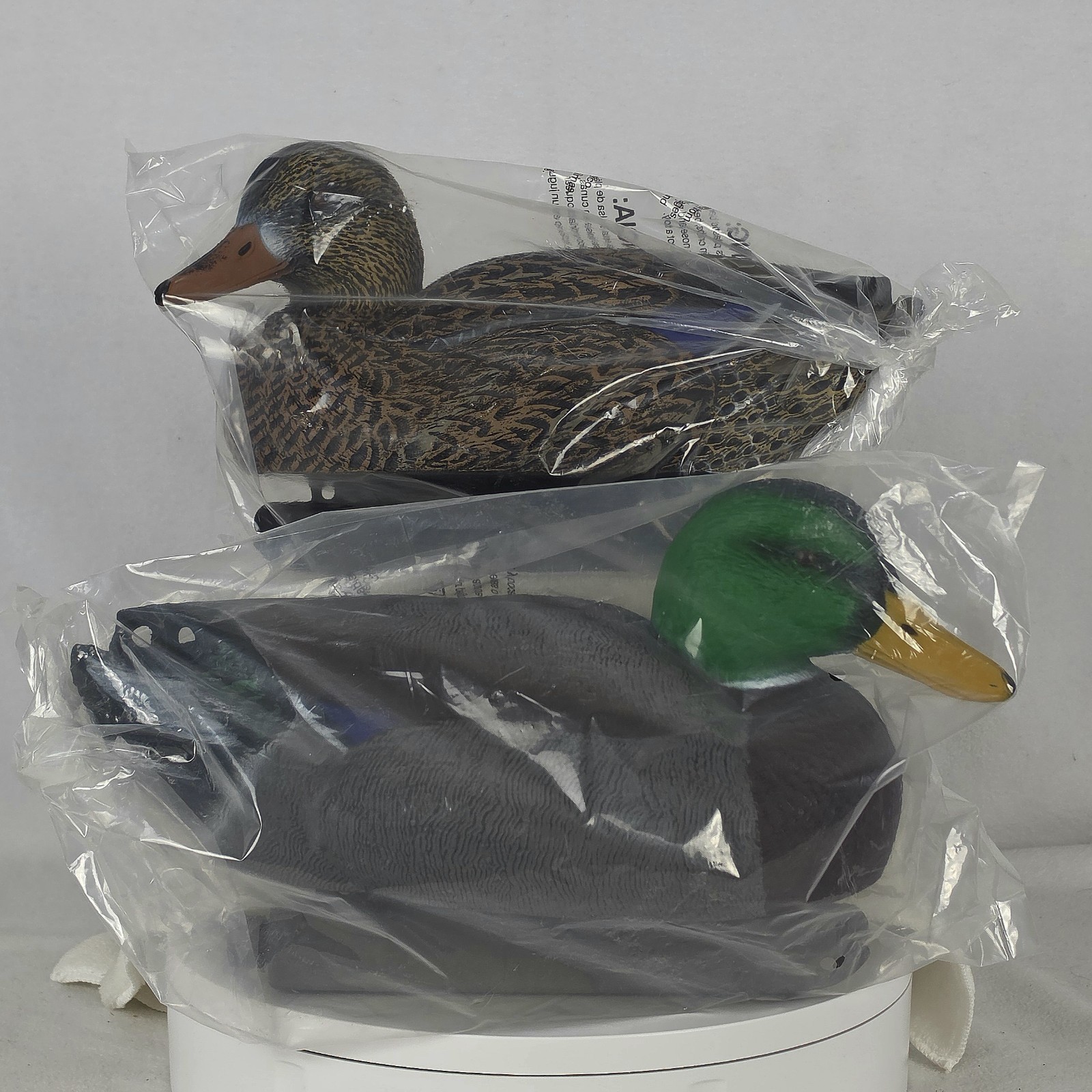 NEW – Cabela’s Northern Flight Oversized Mallard Decoy Floaters SET OF 2