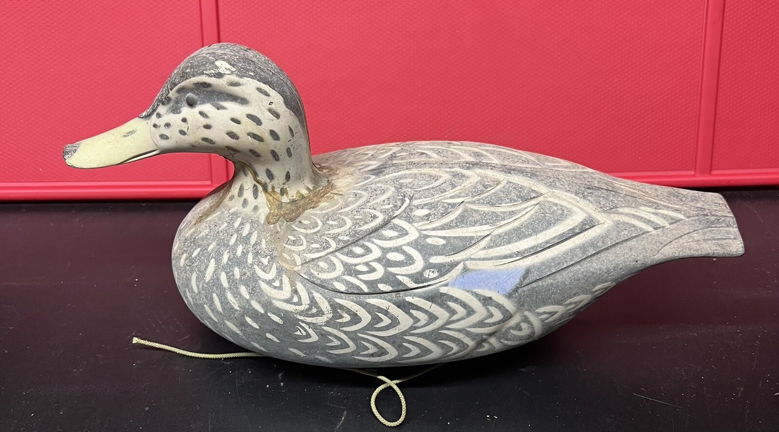 D-9 Victor Duck Decoy Woodstream Company Litiz Pa 1960s Vintage