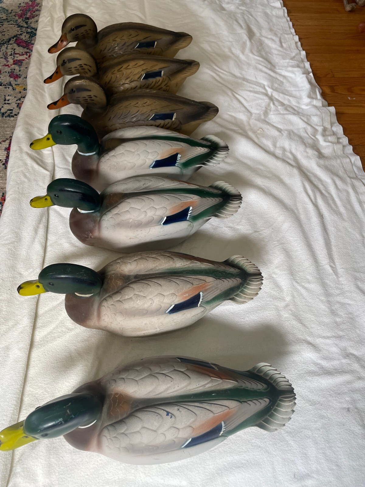 JS mcGuire Featherlite Mallard duck decoys