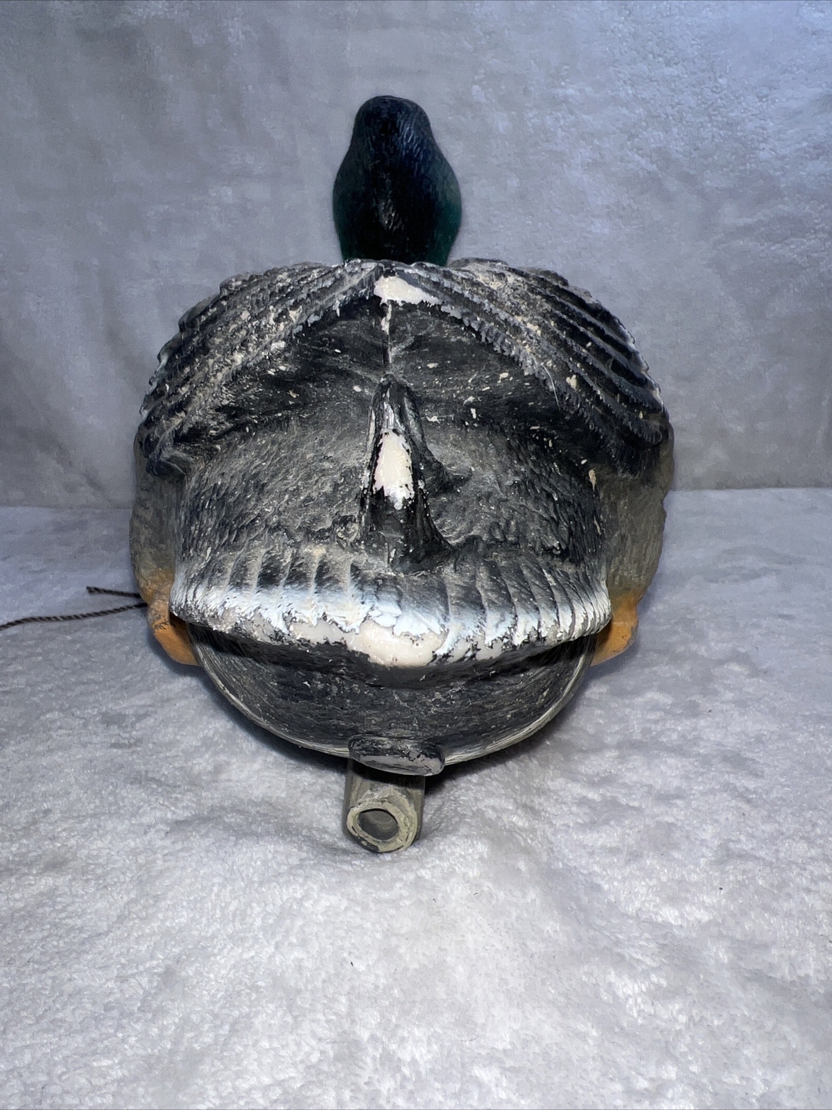 Vintage DUCK DECOY Plastic 15” Mallard Drake