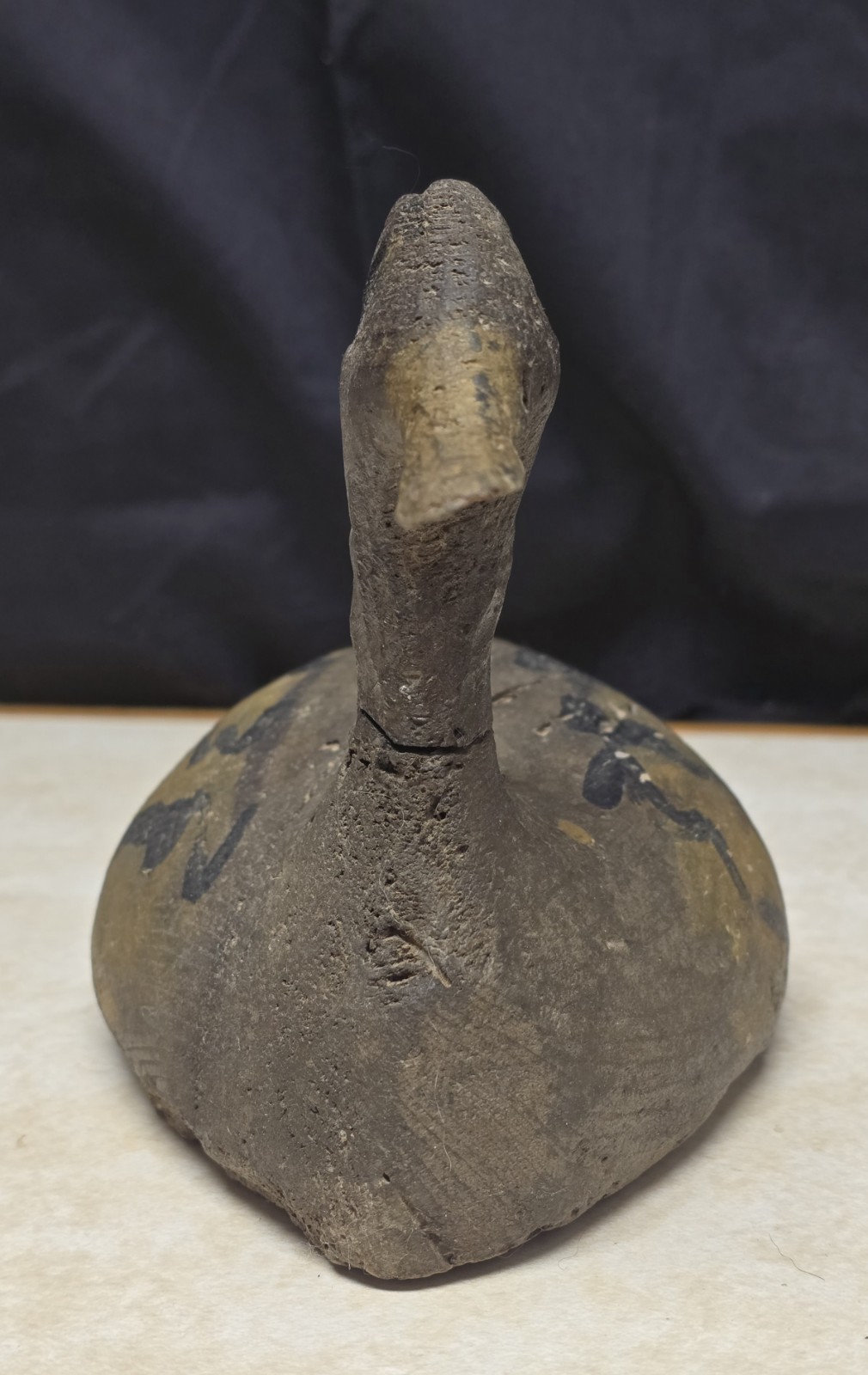 Antique German Folk Art Duck Decoy Hand Made 5 3/4″ x 11 1/2″ x 5″