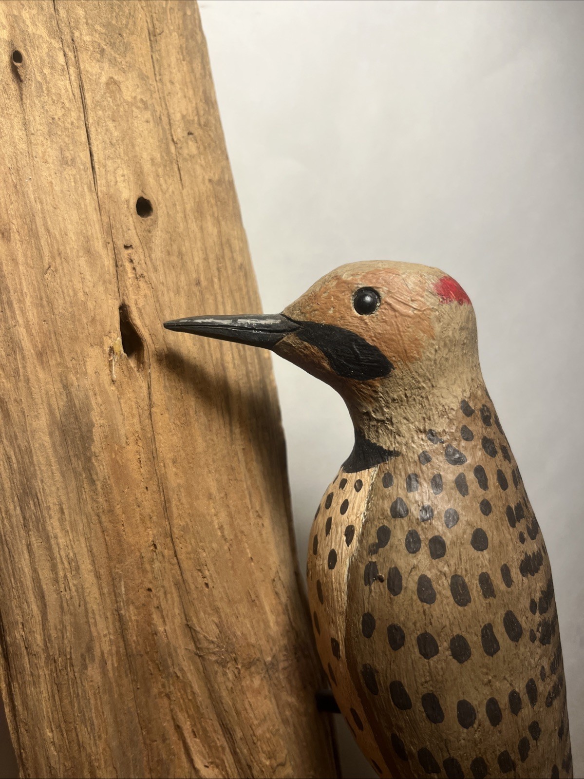 flicker woodpecker wall hanging mount decoy hand carved folk art