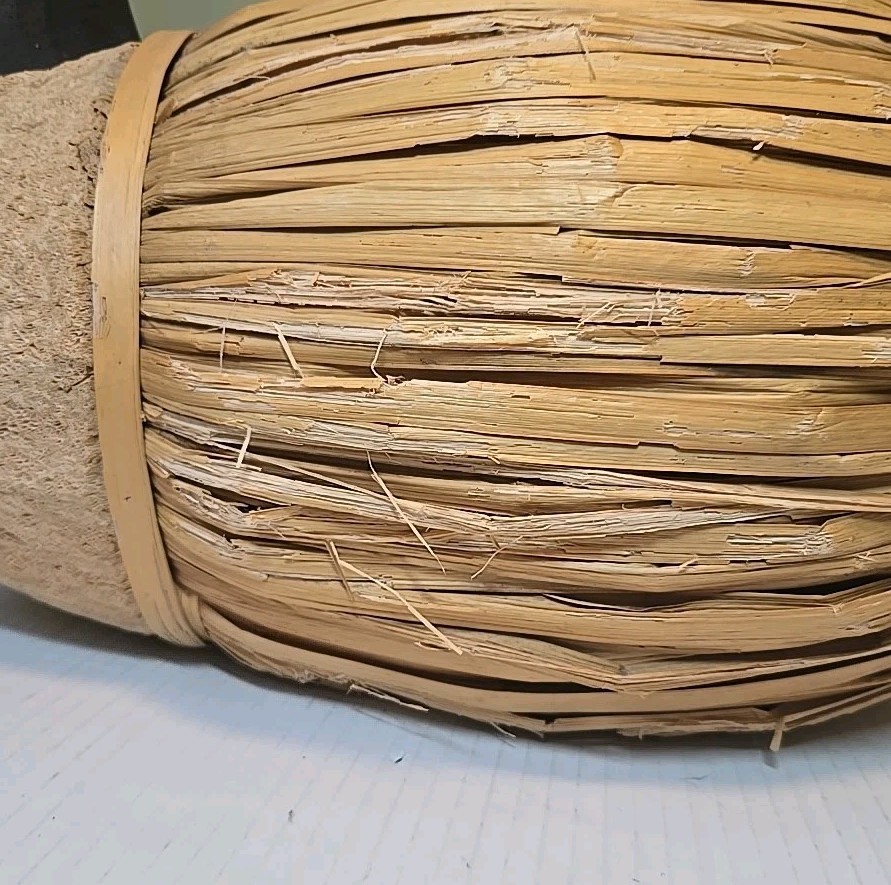 3 Vintage Canadian Geese ~Straw Corn Husk Reed Wood~Folk Art 8″- 23″ Decoys