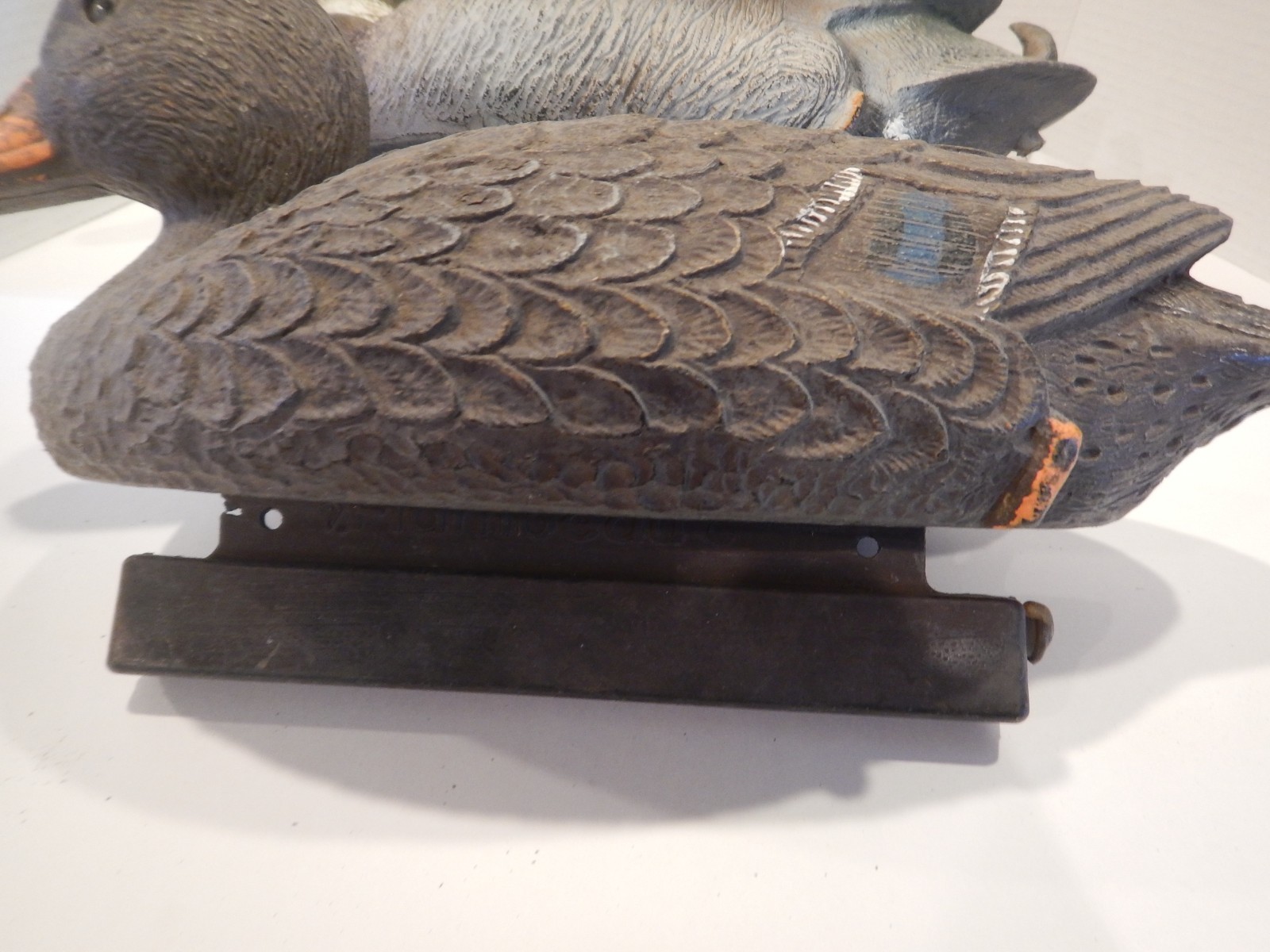 Vintage Flambeau Mallard Drake & Hen Duck Decoy Cabin Decor USA (L19)