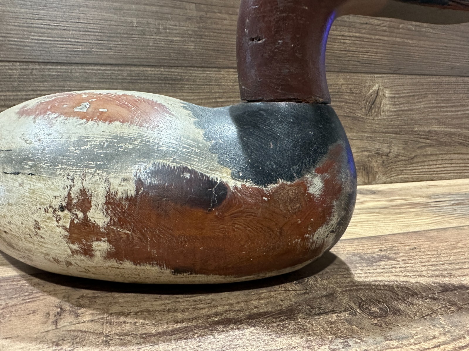 Antique Vintage Wood Duck Decoy **MASON** Canvasback Drake — CHESAPEAKE BAY