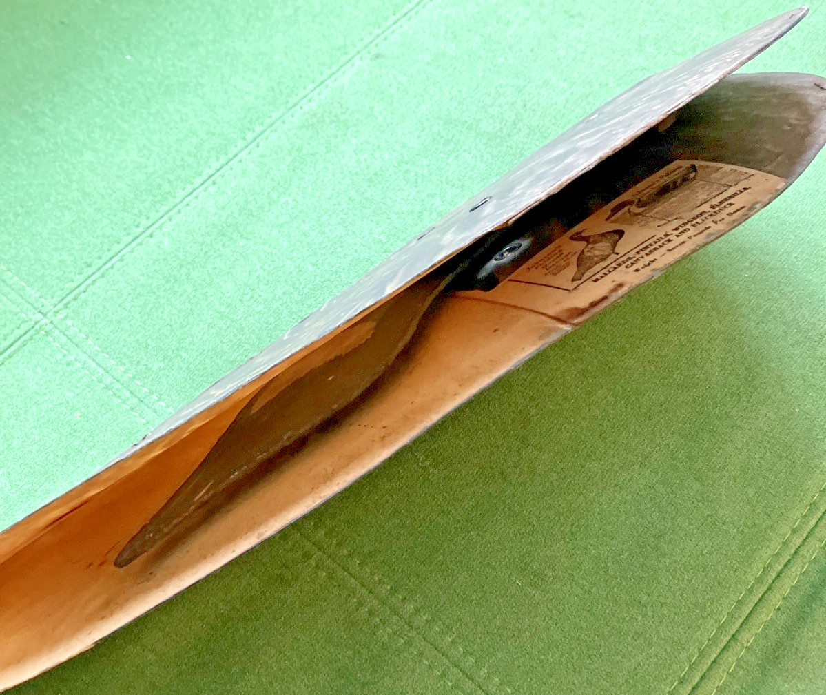 Antique 1940 Johnsons Fiberboard Folding Goose Decoy Interior Design Vintage