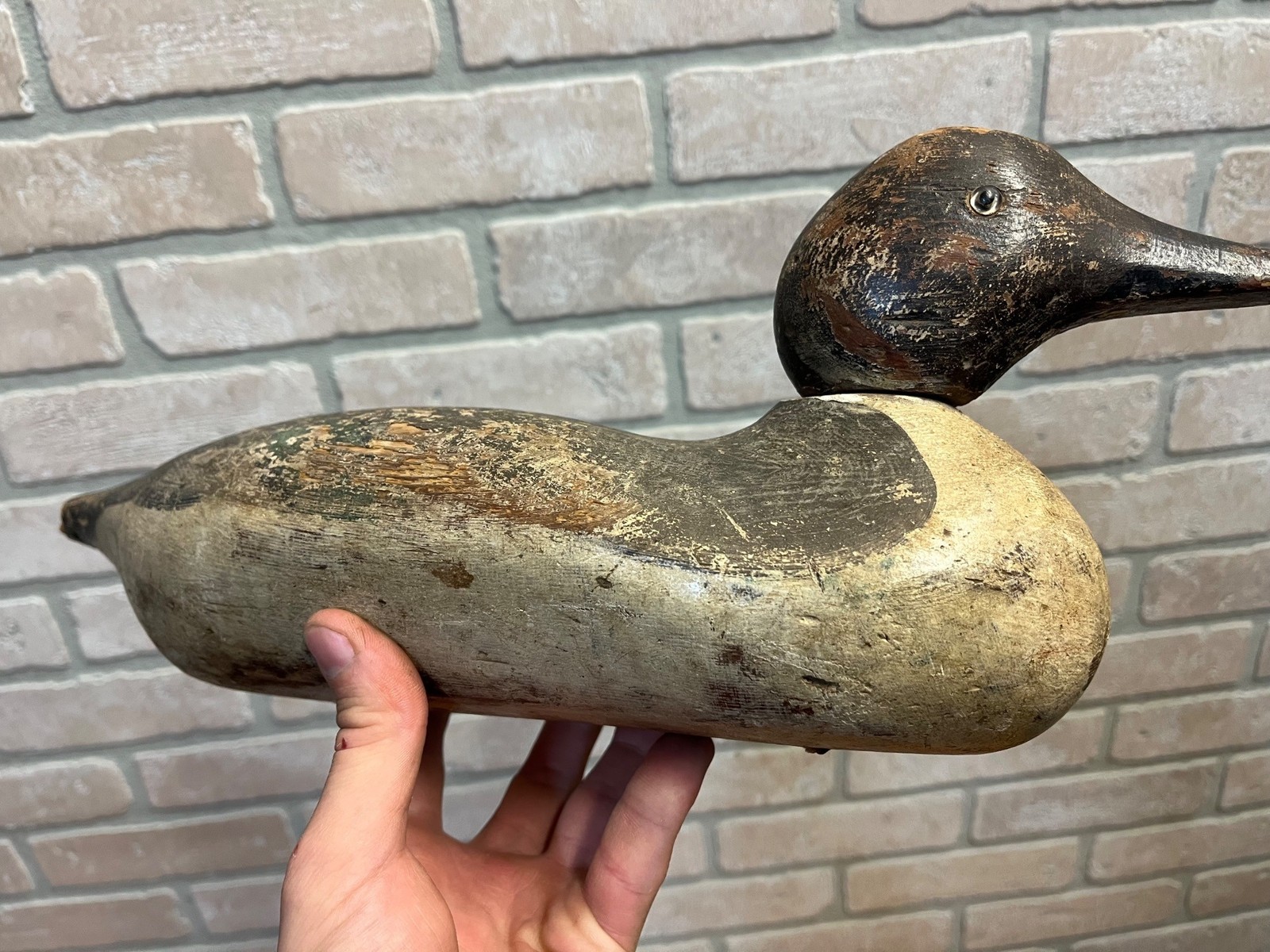 Vintage Mason Pintail Decoy Third Grade Original Paint Wooden Wood