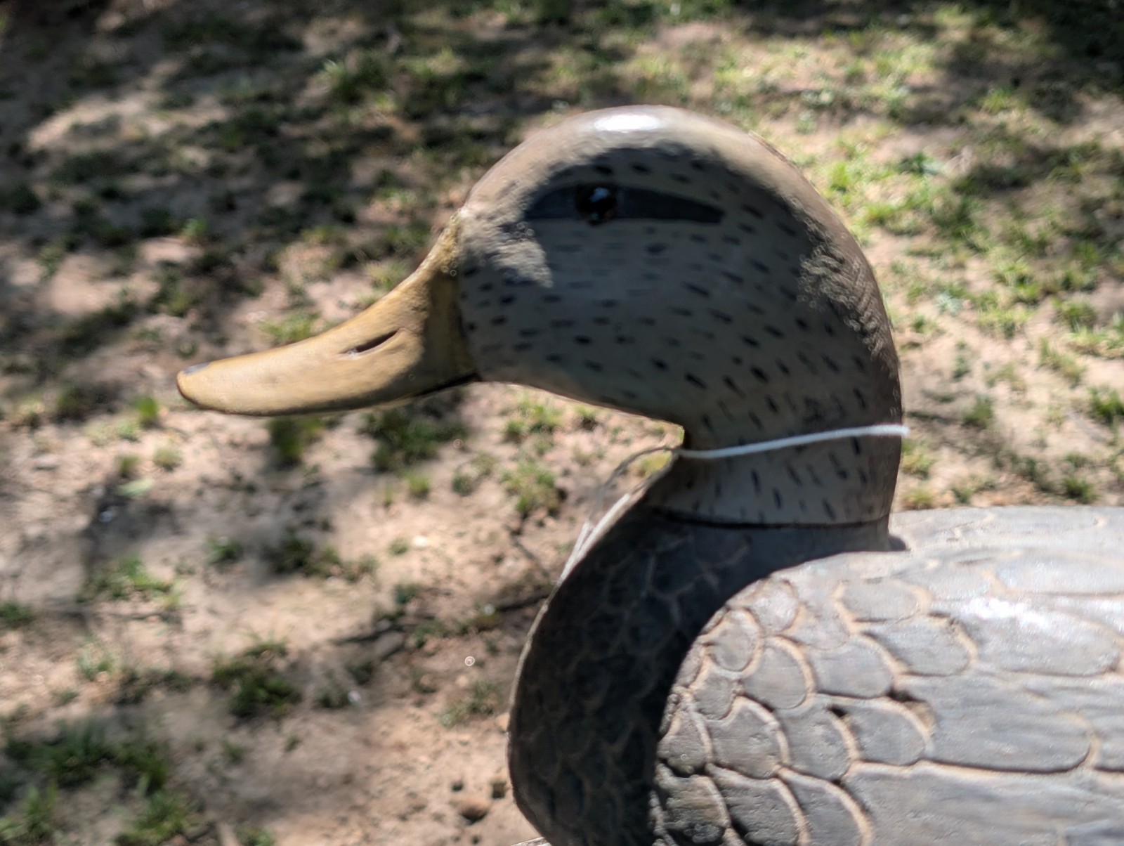 VINTAGE CARVED WOODEN HUNTING DUCK DECOY FOR SALE 182 Frank Cummings Harsons Isl
