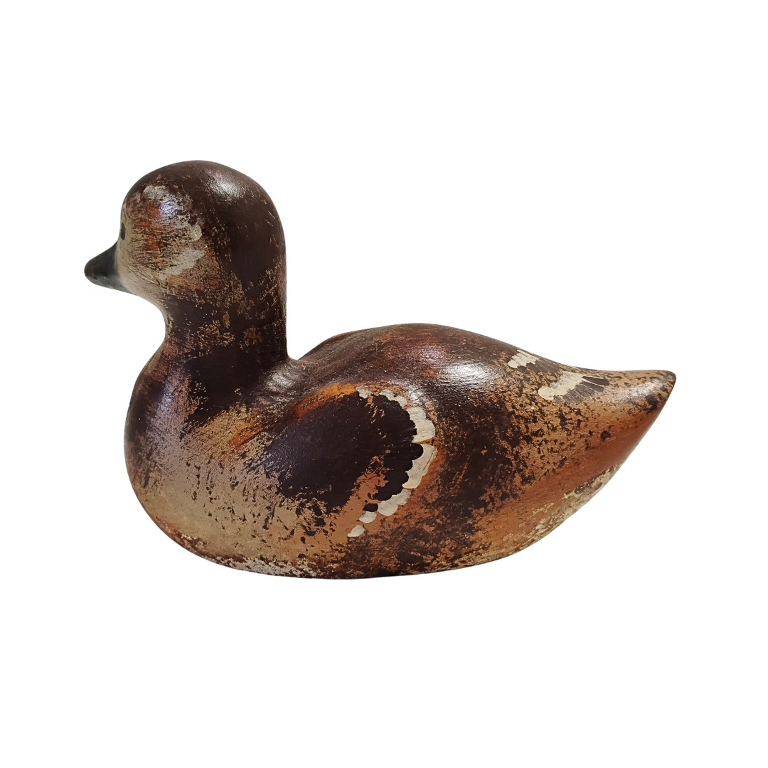 Sarreid Ltd Wooden Duck Decoy | Hand Carved | Hand Painted | Mallard | 8″