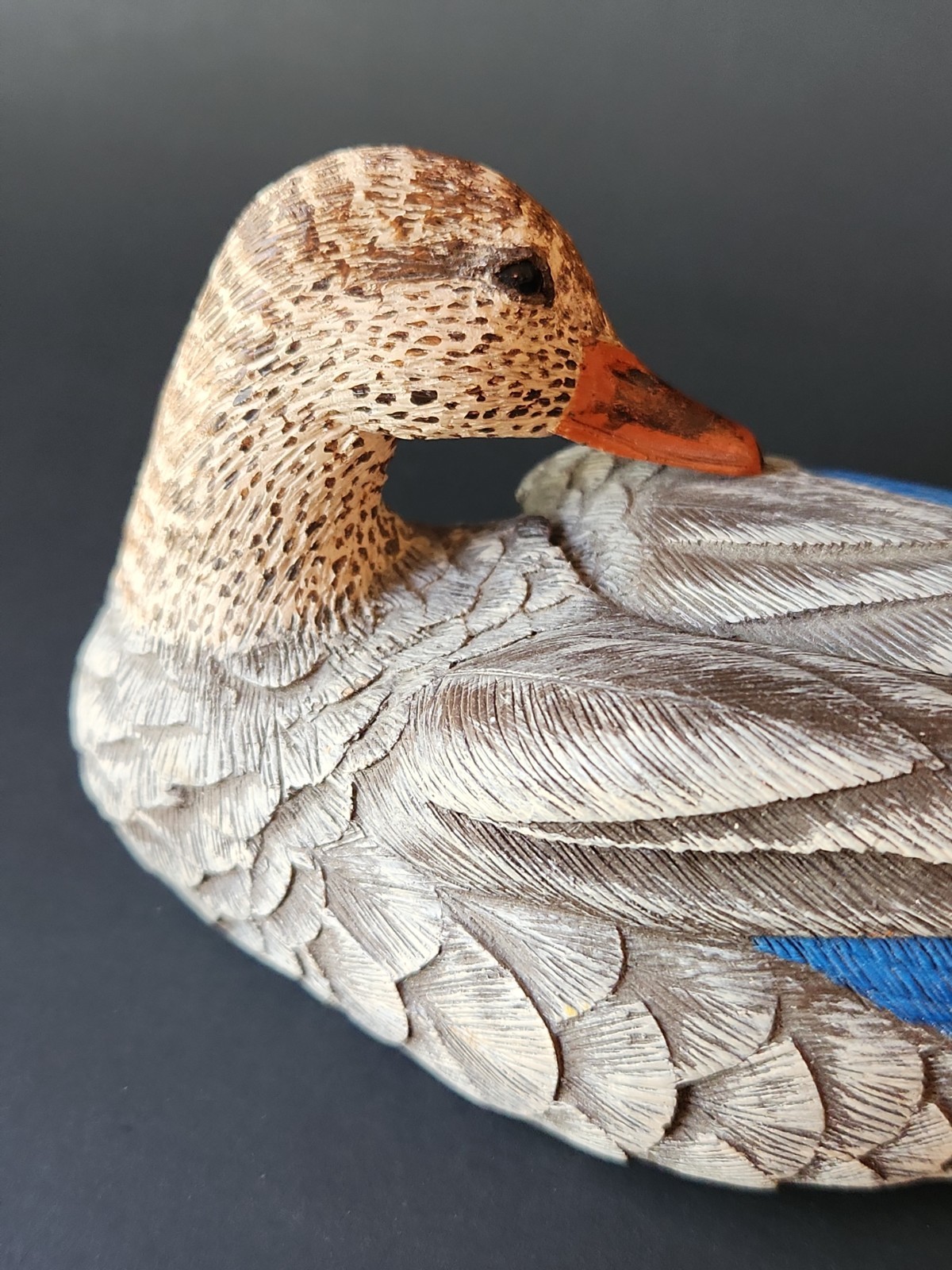 Paul & Deb Butcher 1984 Decorative Decoy Teal Duck Middle River Maryland