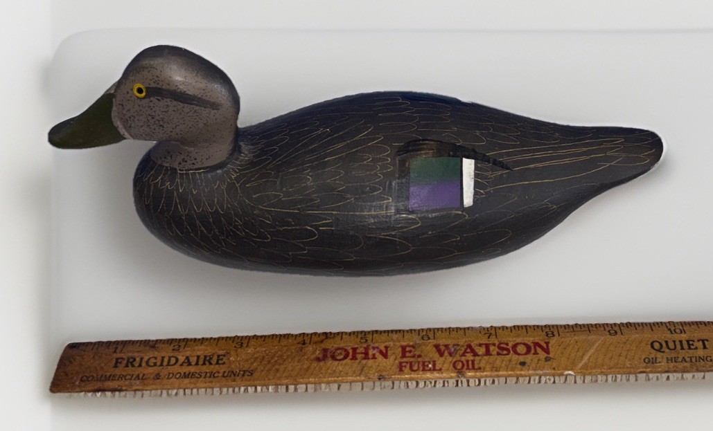 VTG Duck Clarence Bauer Maryland 10” . 1986. Solid. Hand Made.