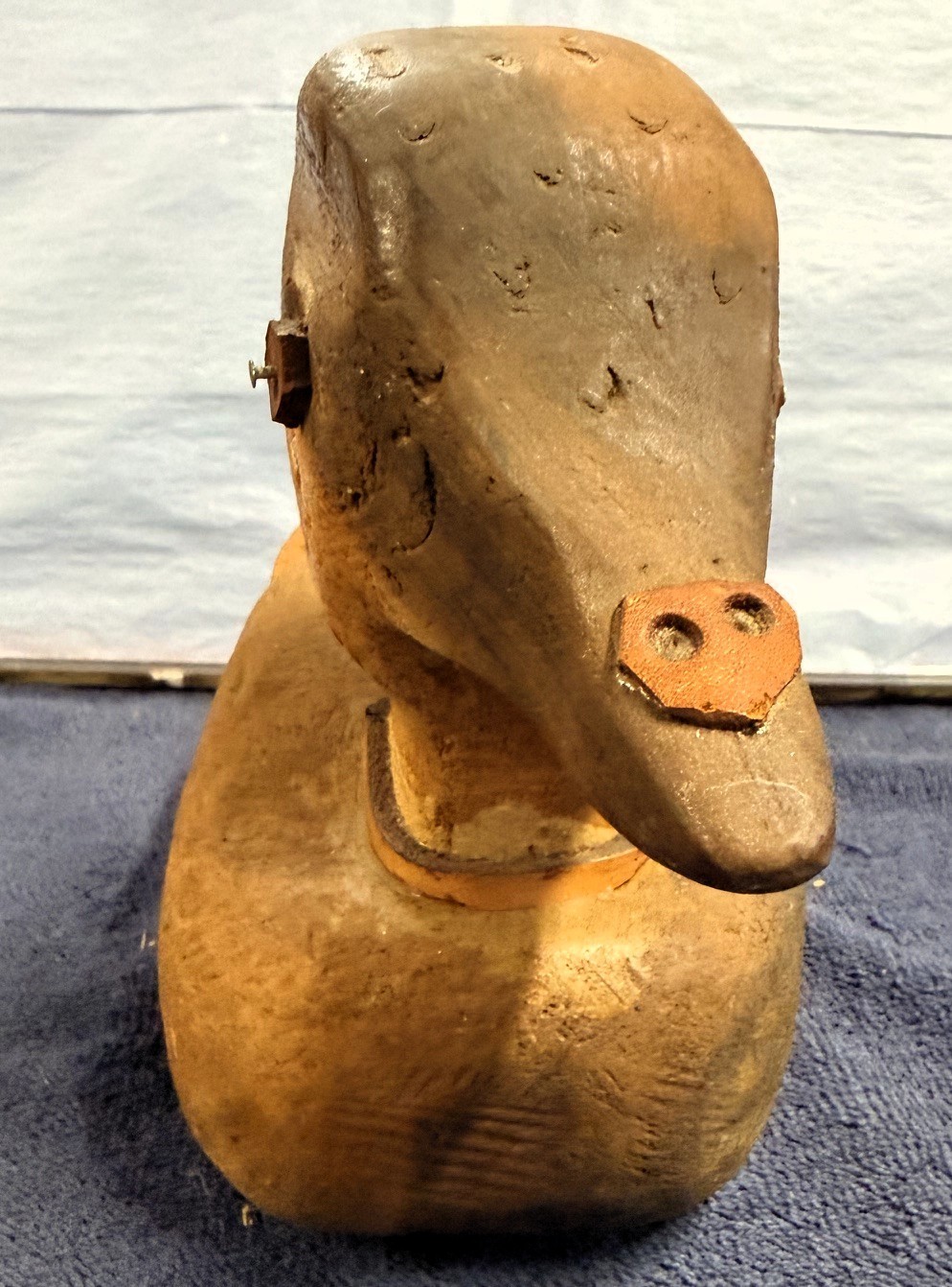 Vintage Duck Decoy – Hand Made Folk Art Wooden Duck Decoy