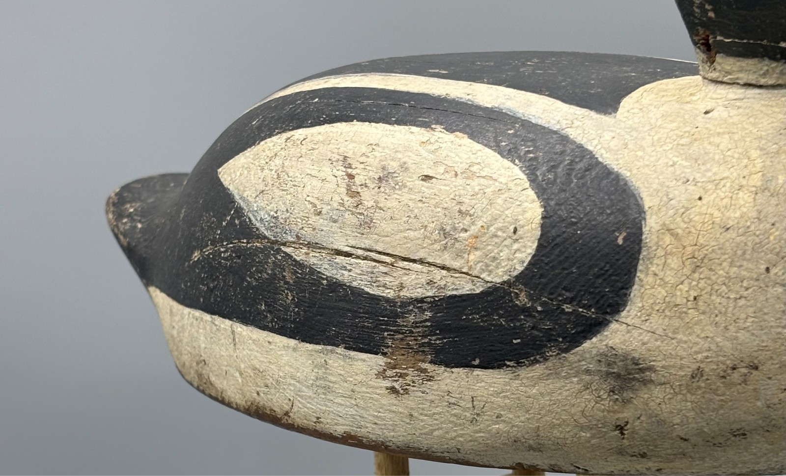 FERMAN EYRE (?) (1882-1969) BROCKVILLE, ONT GOLDENEYE DRAKE ANTIQUE DUCK DECOY