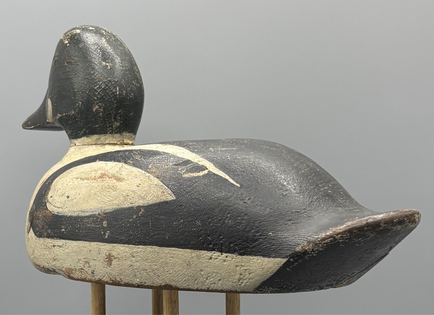 FERMAN EYRE (?) (1882-1969) BROCKVILLE, ONT GOLDENEYE DRAKE ANTIQUE DUCK DECOY
