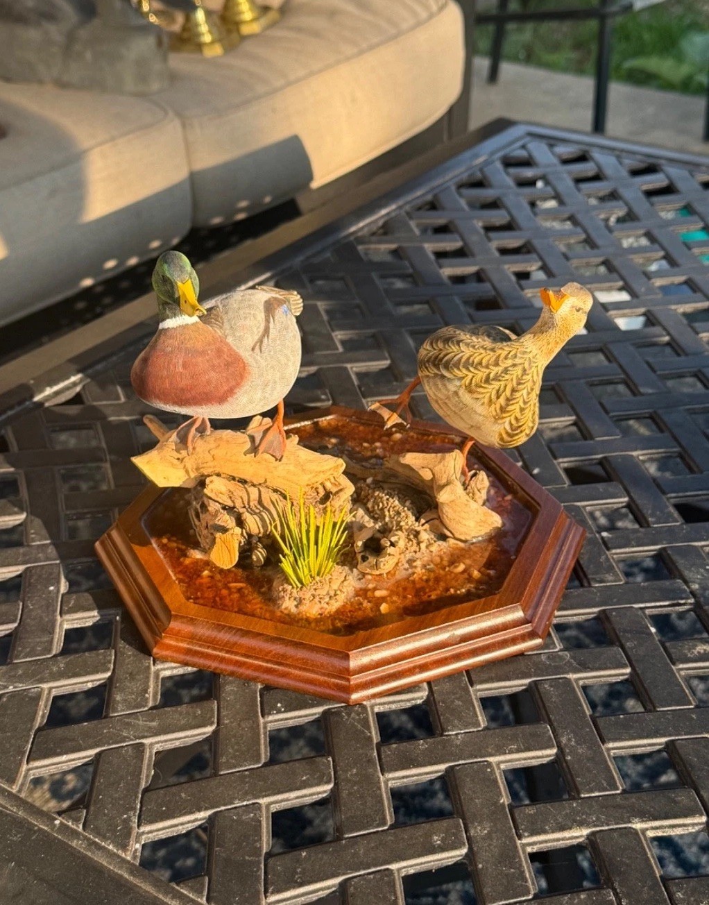 Larry Tawes Jr Wildlife WCS Original Duck Carving (Drake & Hen)