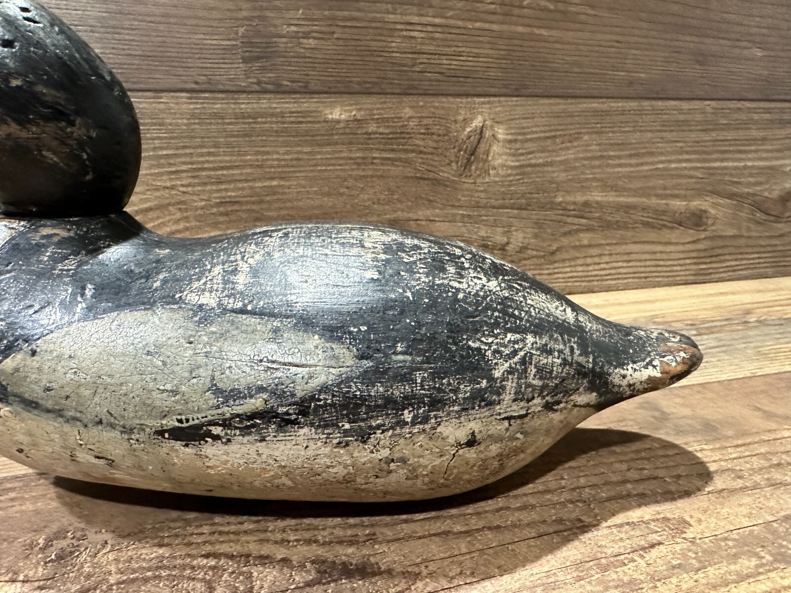 Antique Vintage Wood Duck Decoy **MASON** Goldeneye? Bufflehead? **Tac Eye**